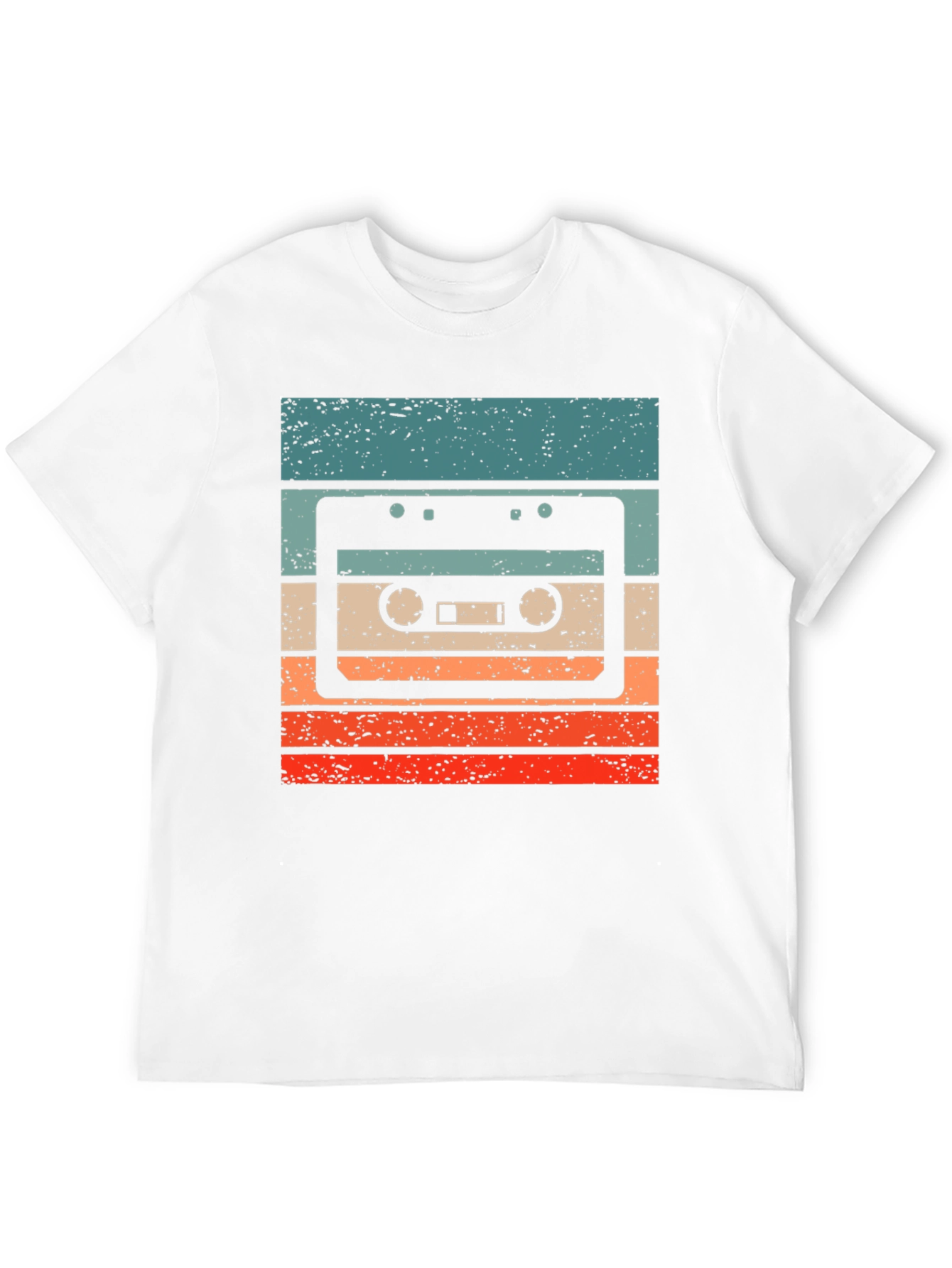 Black Retro Cassette Tape T-Shirt - Vintage Style view 12