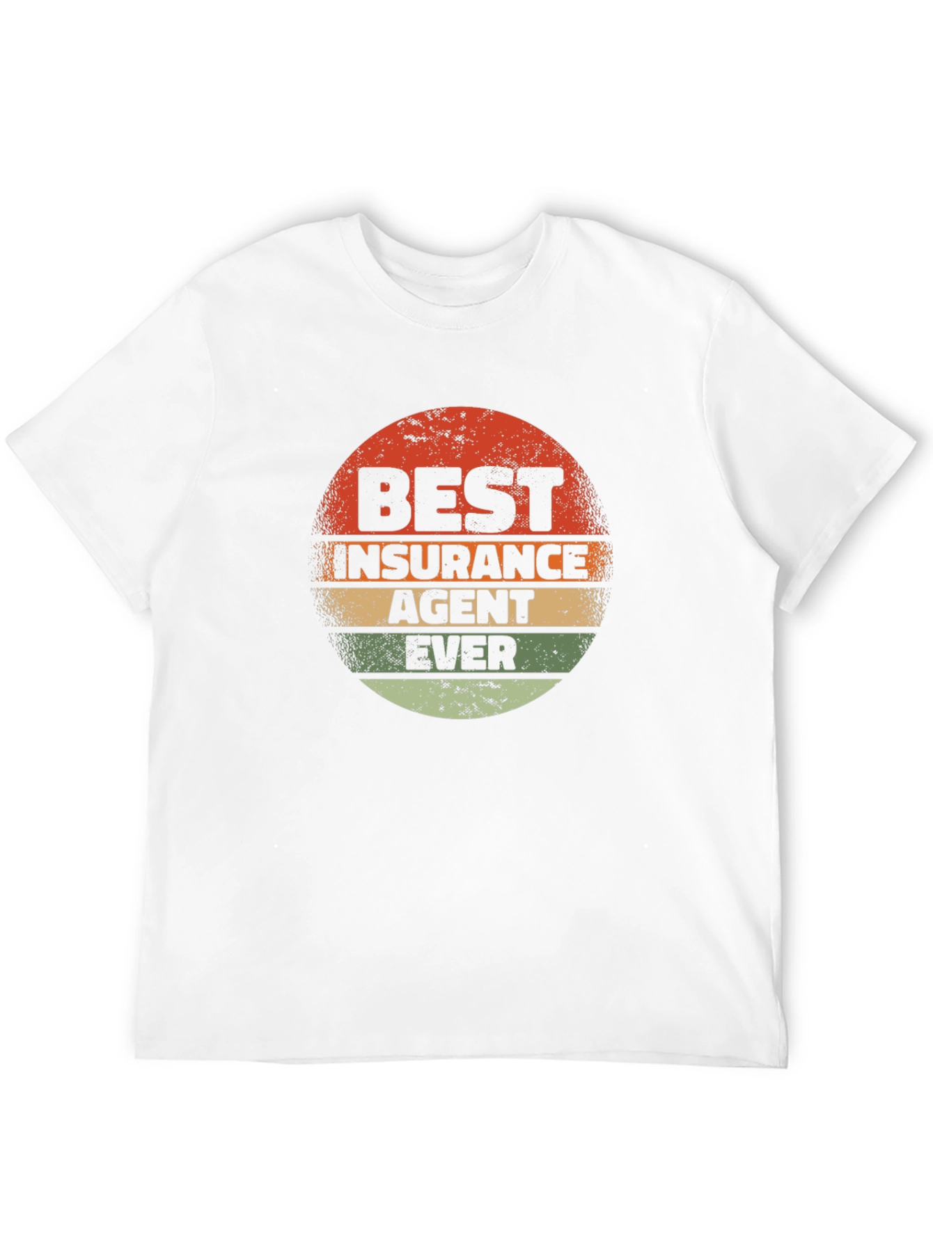 Black Best Insurance Agent Ever Retro T-Shirt view 12