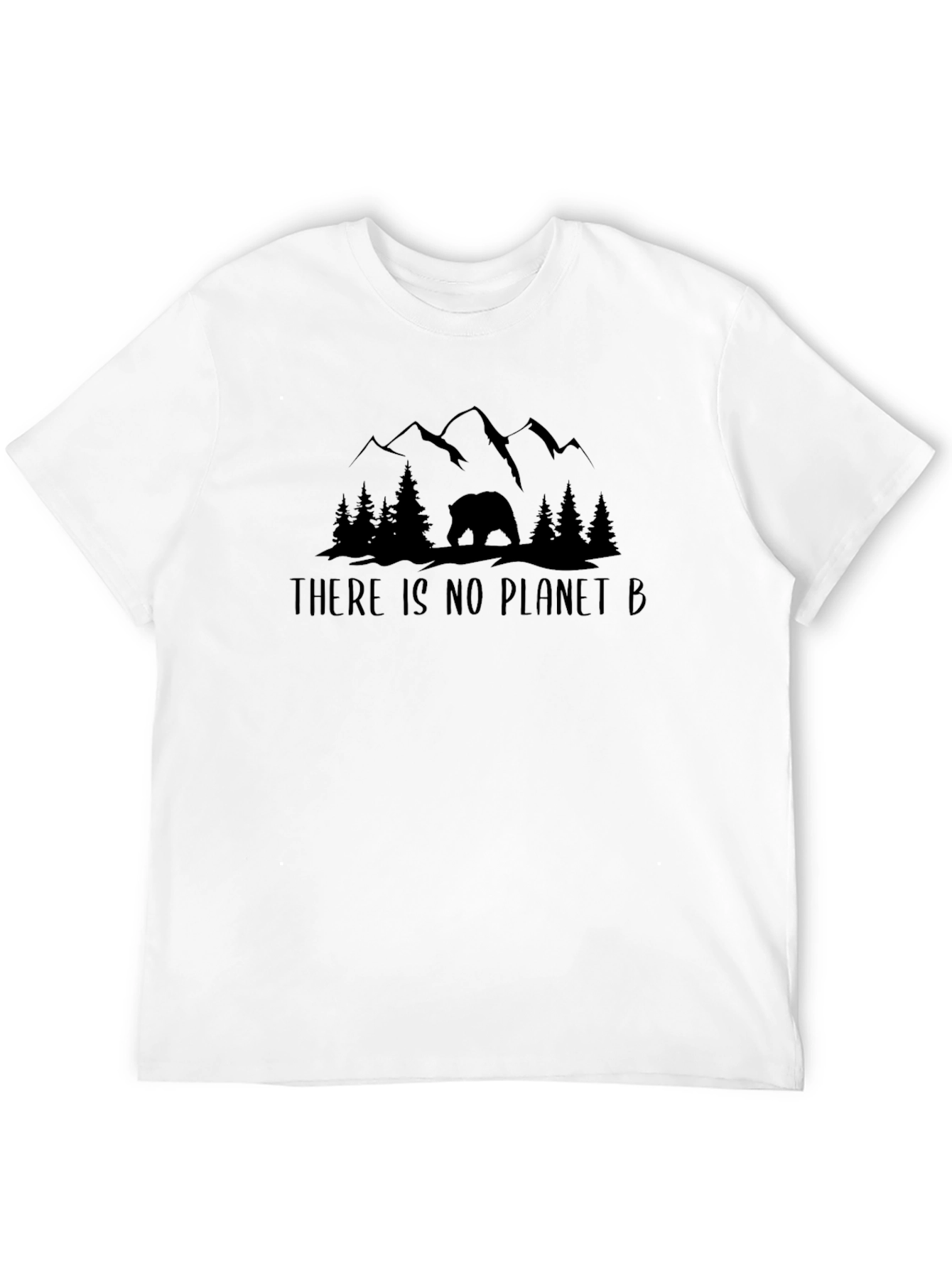 Black There Is No Planet B Graphic Tee view 12