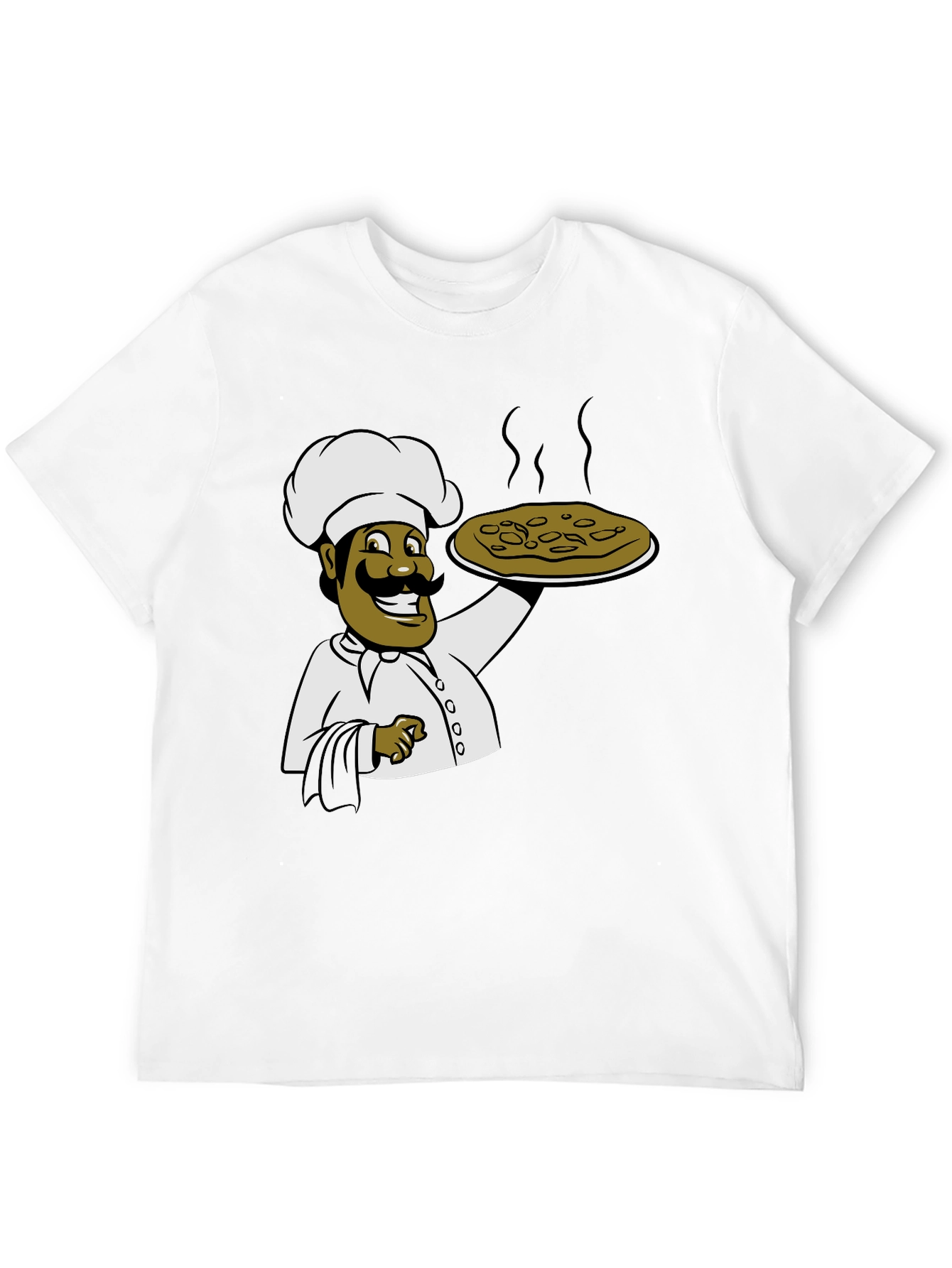 Black Chef Graphic T-Shirt - Unisex Black Tee view 12