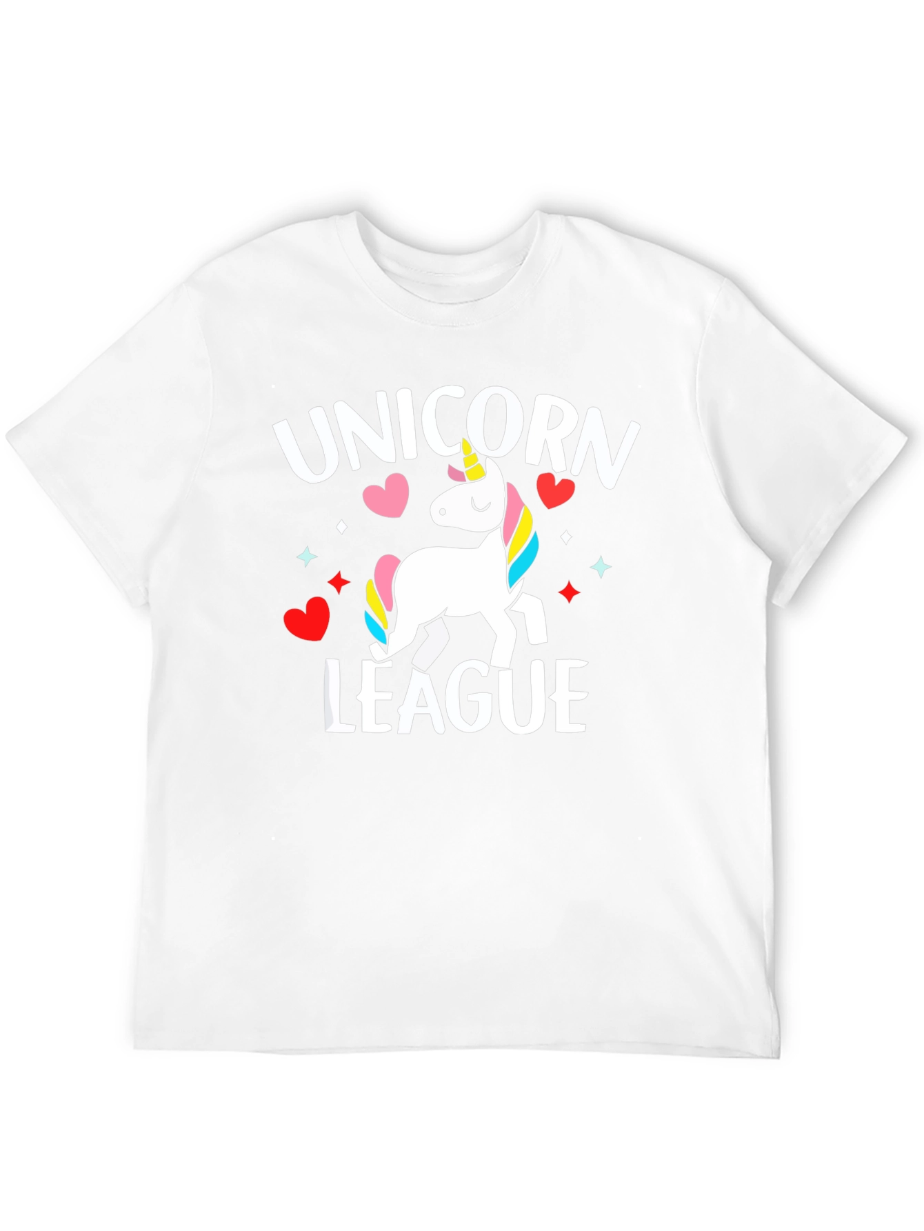 Black Unicorn League Graphic Tee - Black Cotton T-Shirt view 12