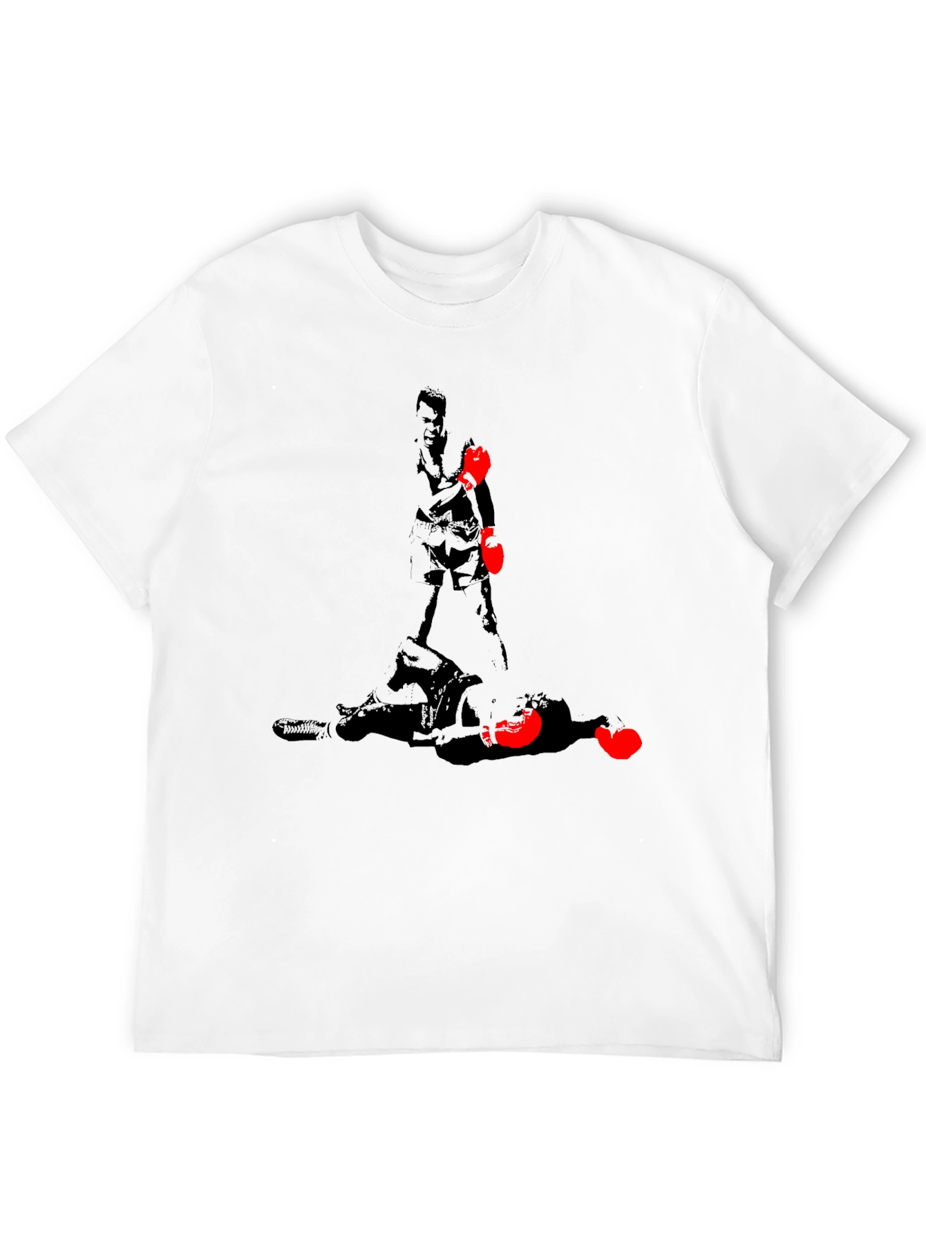 Black Boxing KO T-Shirt - Black Graphic Tee view 12