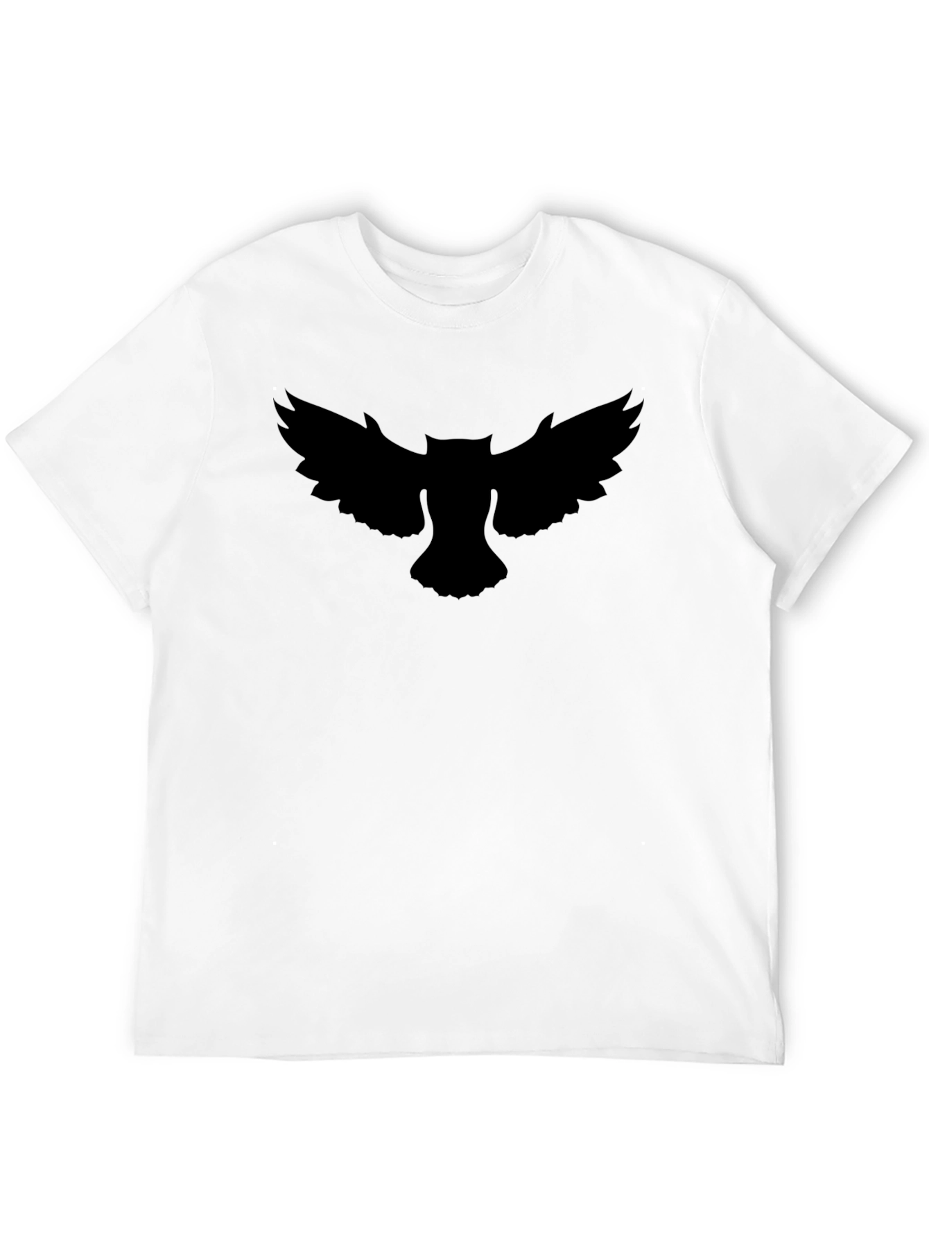Black Men's Black Owl Graphic Tee - Cool & Stylish view 12