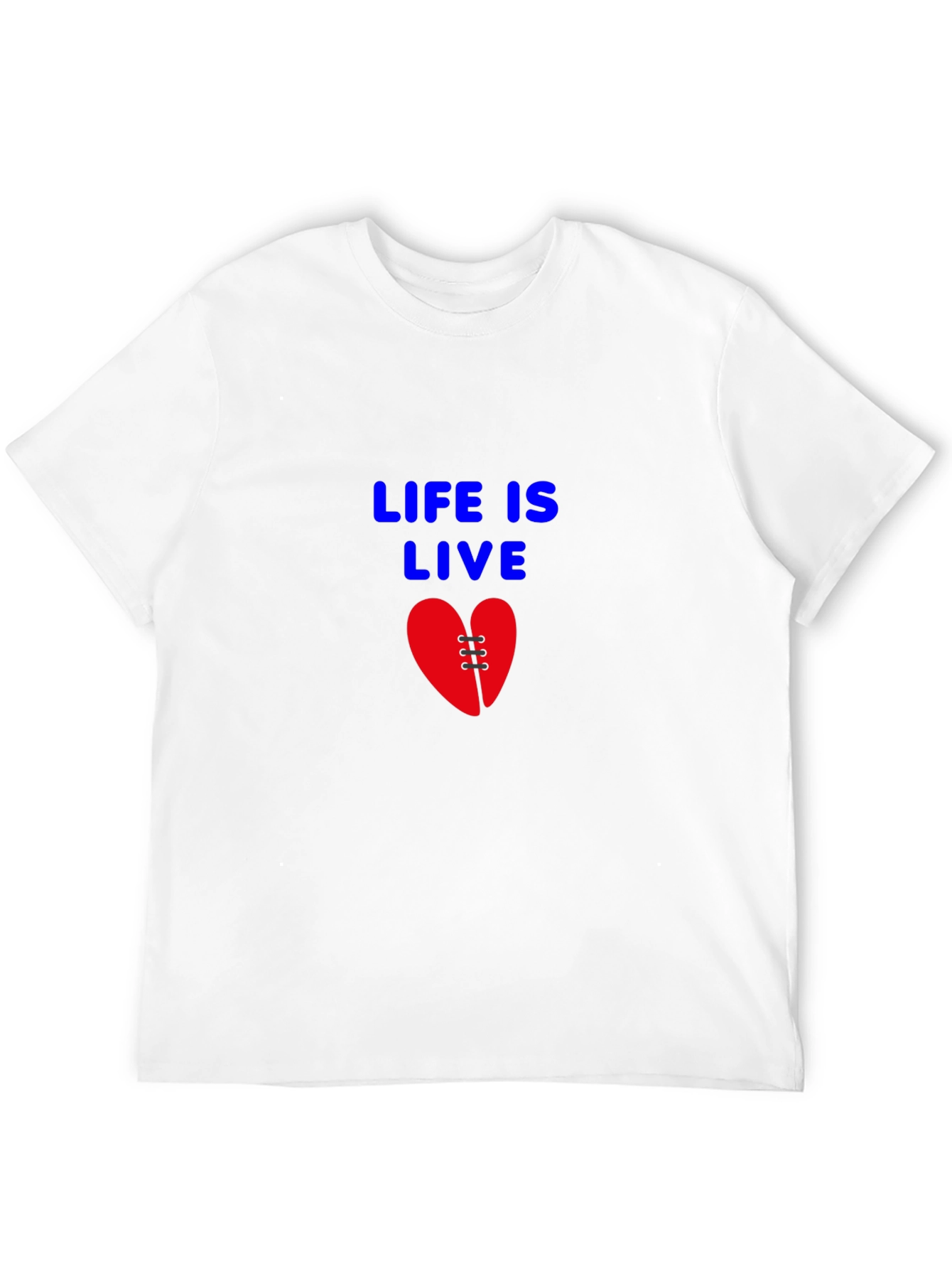 Black Life is Live Heart Graphic T-Shirt view 12