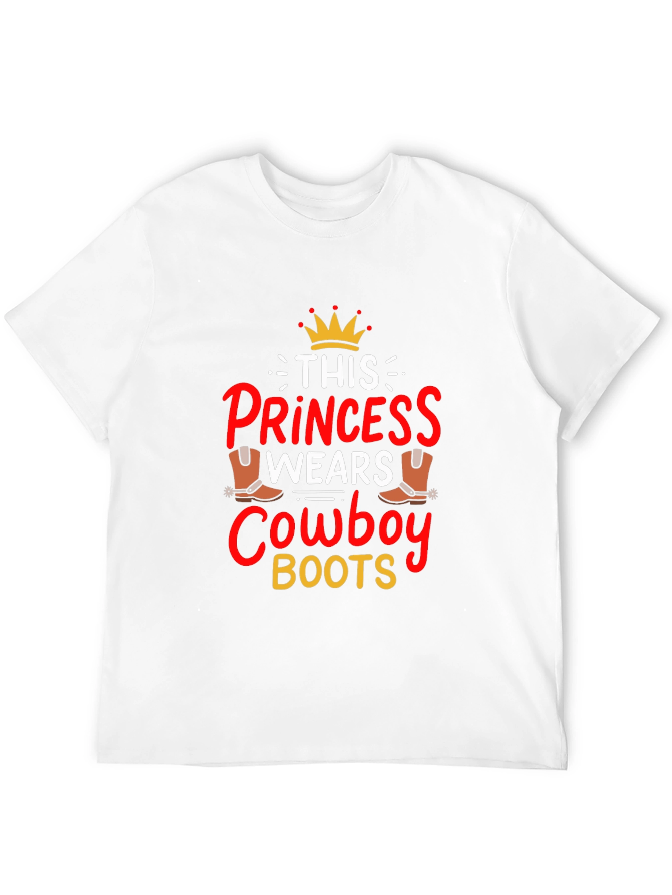 Princess Cowboy Boots Graphic Tee - 12