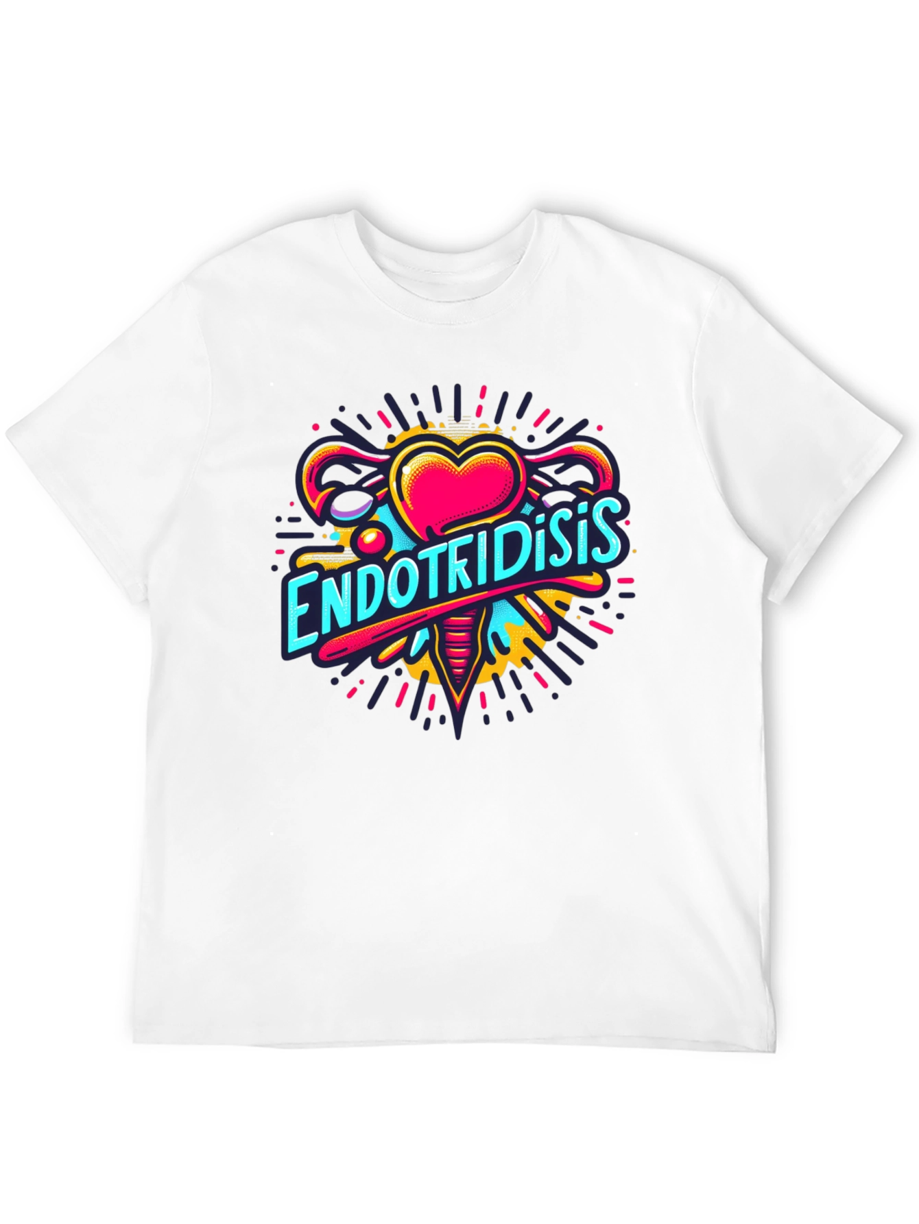 Endometriosis Awareness Black T-Shirt - 12
