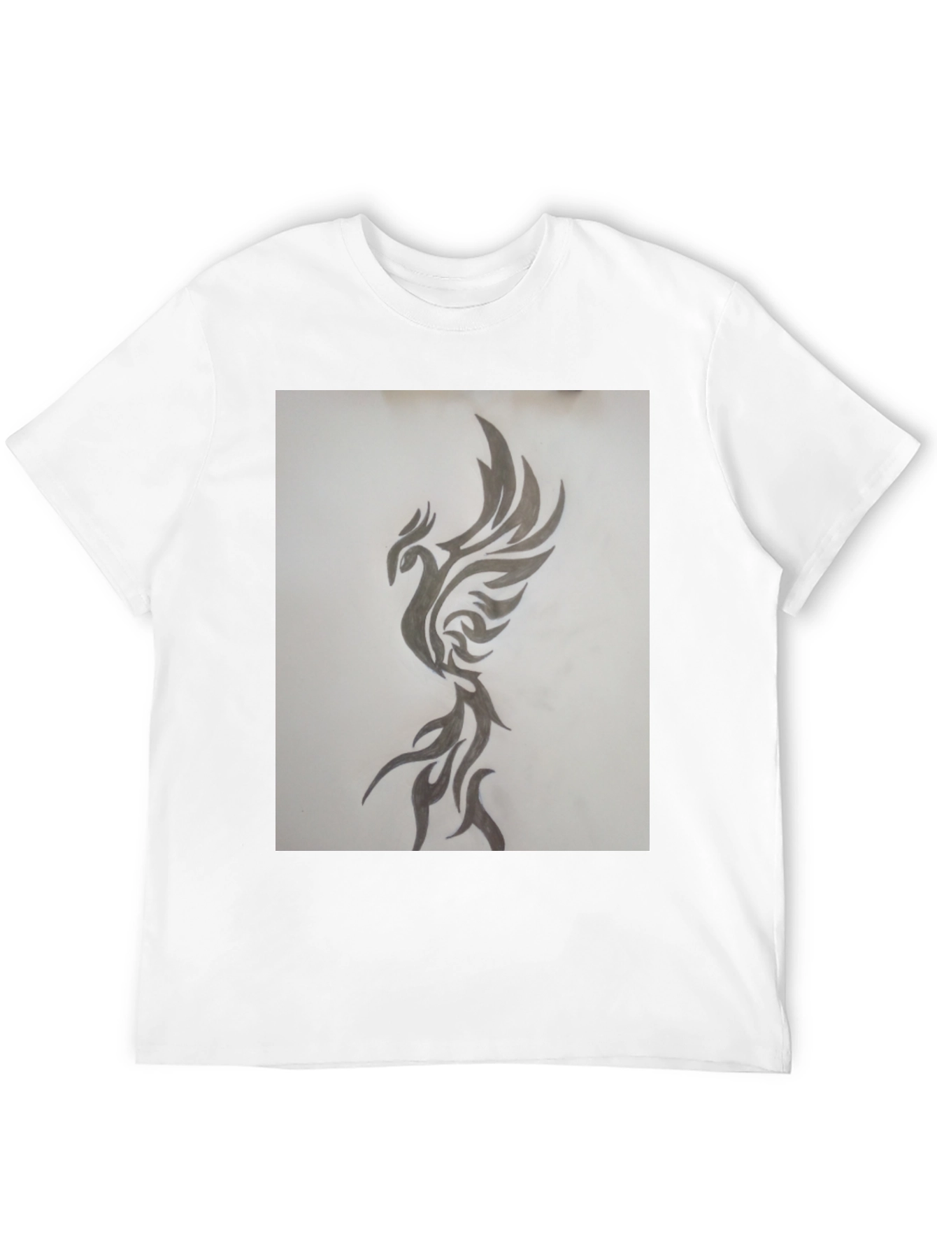 Black Phoenix Graphic Black T-Shirt view 12