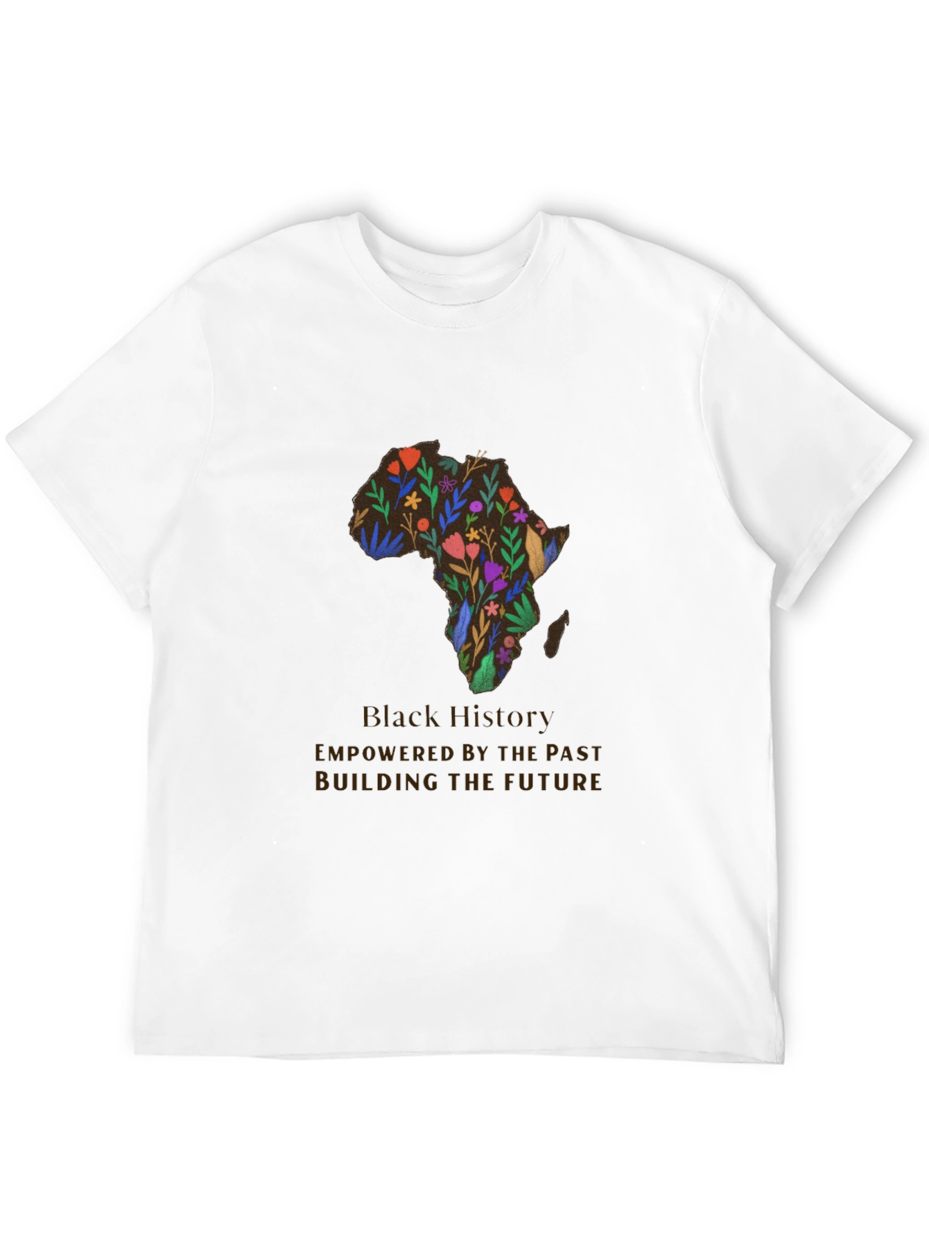 Black Black History Floral Africa T-Shirt view 12
