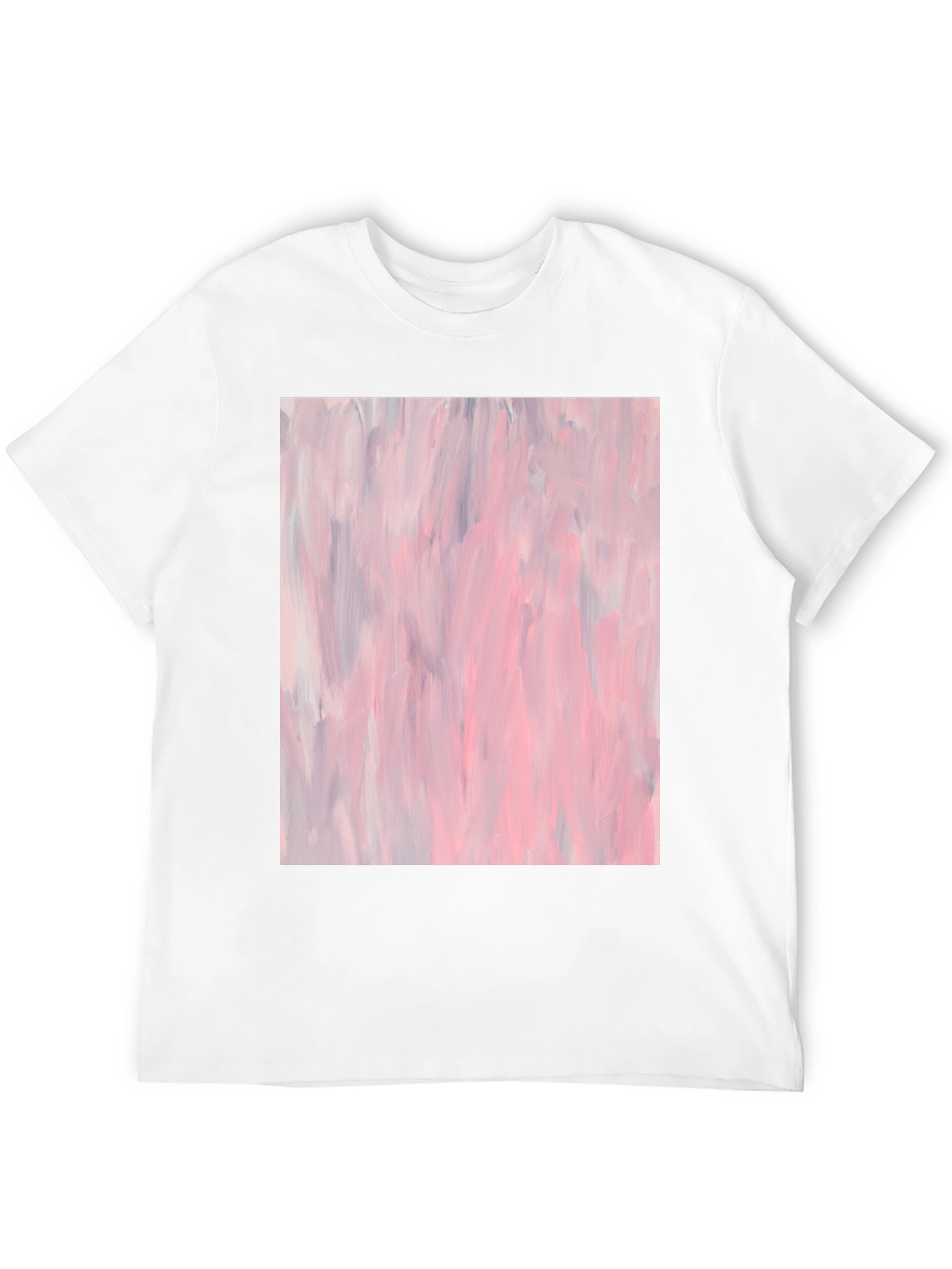 Black Abstract Art Black Cotton T-Shirt view 12