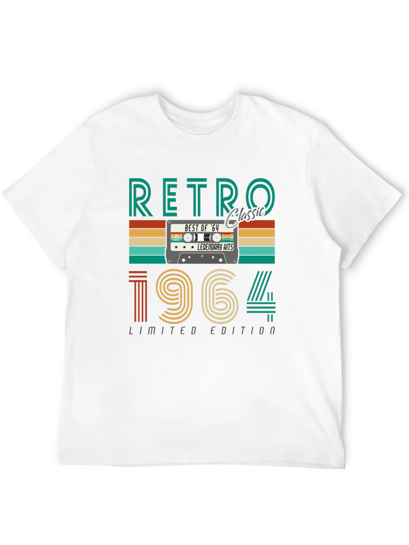 Black Retro 1964 Limited Edition Graphic Tee view 12
