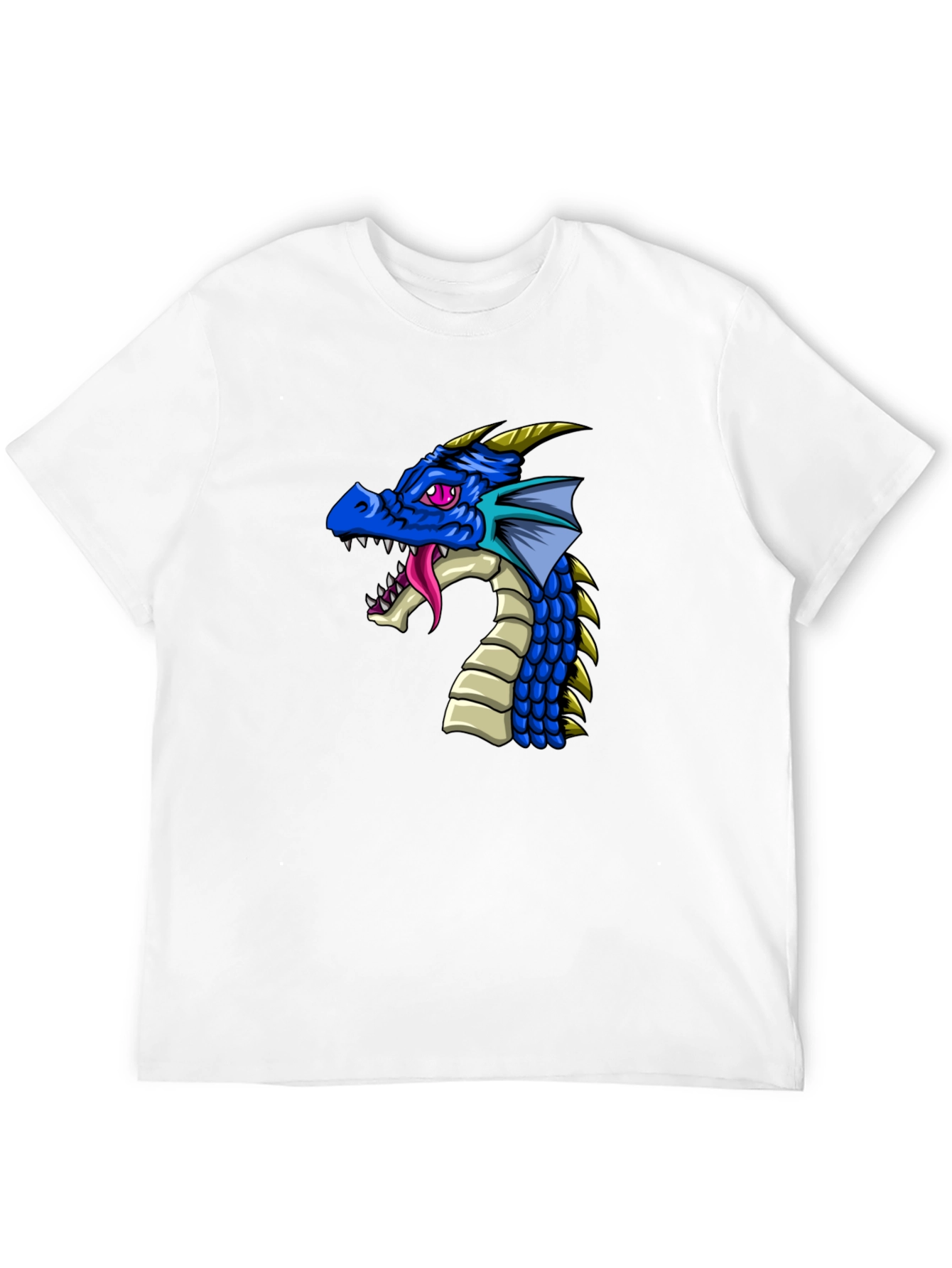 Black Dragon Graphic Print Black T-Shirt view 12