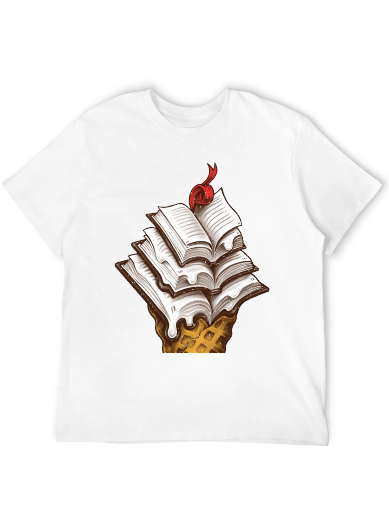 Black Book Ice Cream Cone Graphic Tee view 12