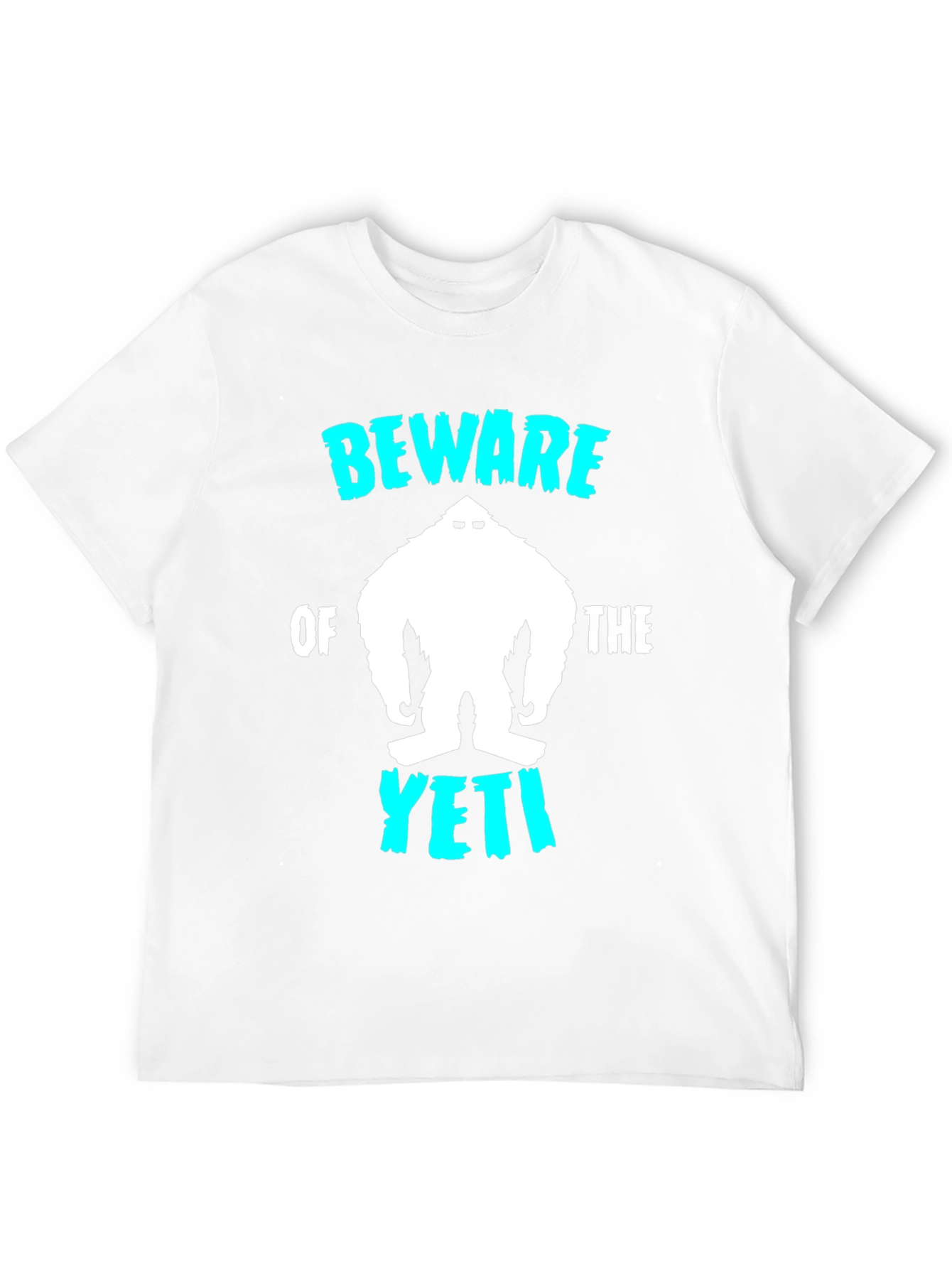 Black Beware of the Yeti Graphic T-Shirt view 12