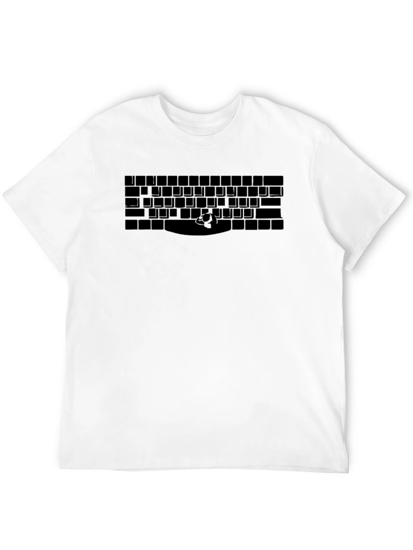 Black Keyboard Enthusiast Graphic Tee - Black view 12