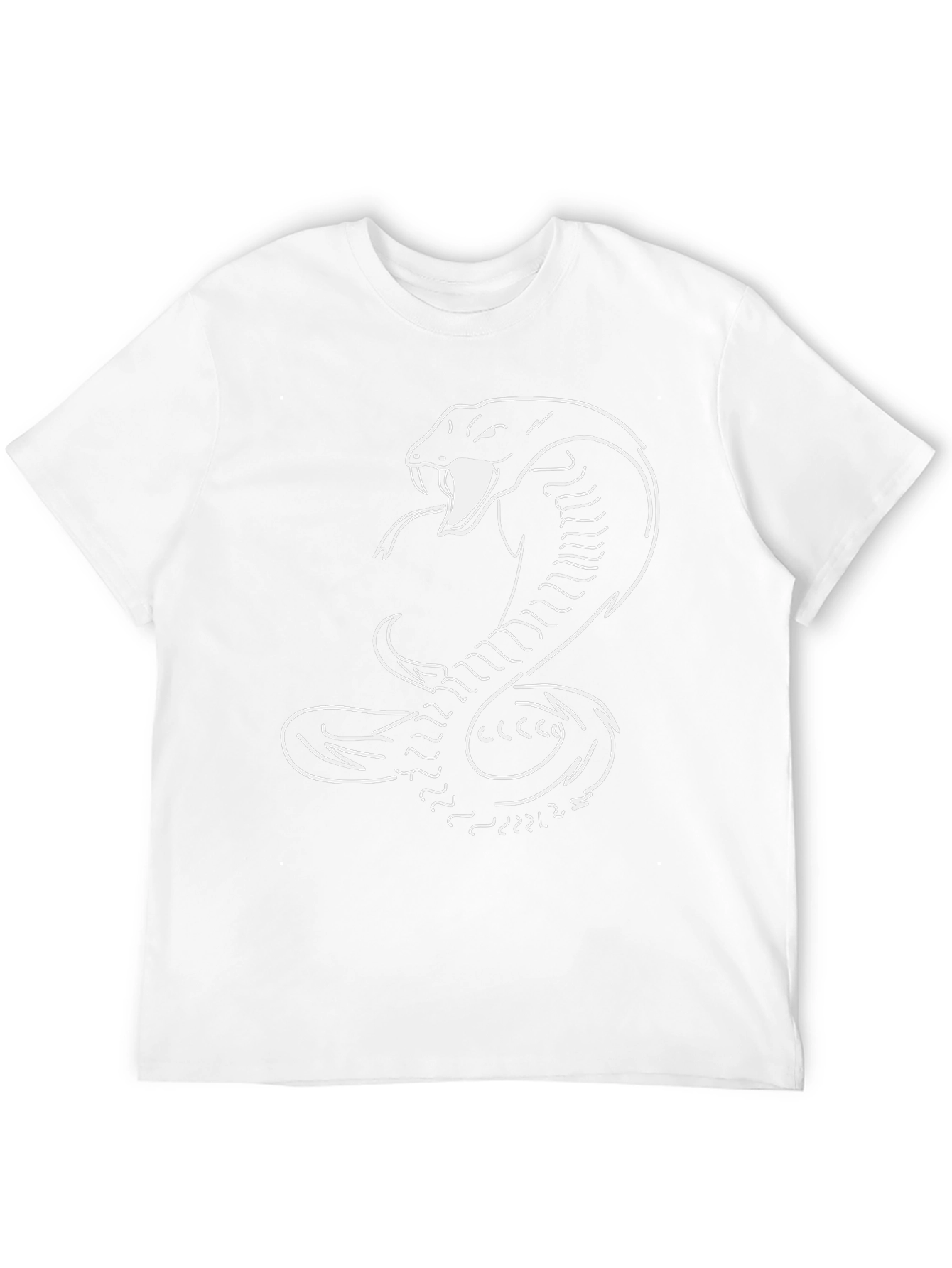Black Cobra Graphic Tee - Men's Black T-Shirt view 12