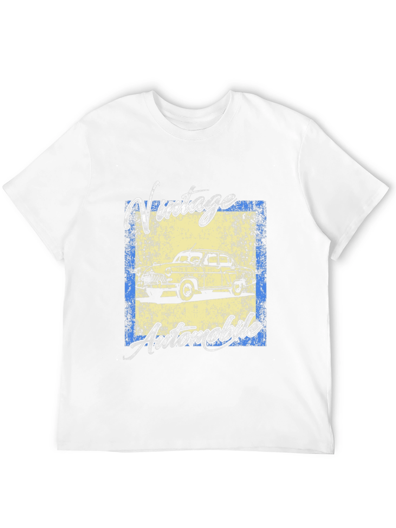 Black Vintage Automobile Graphic Tee - Classic Car Lovers view 12