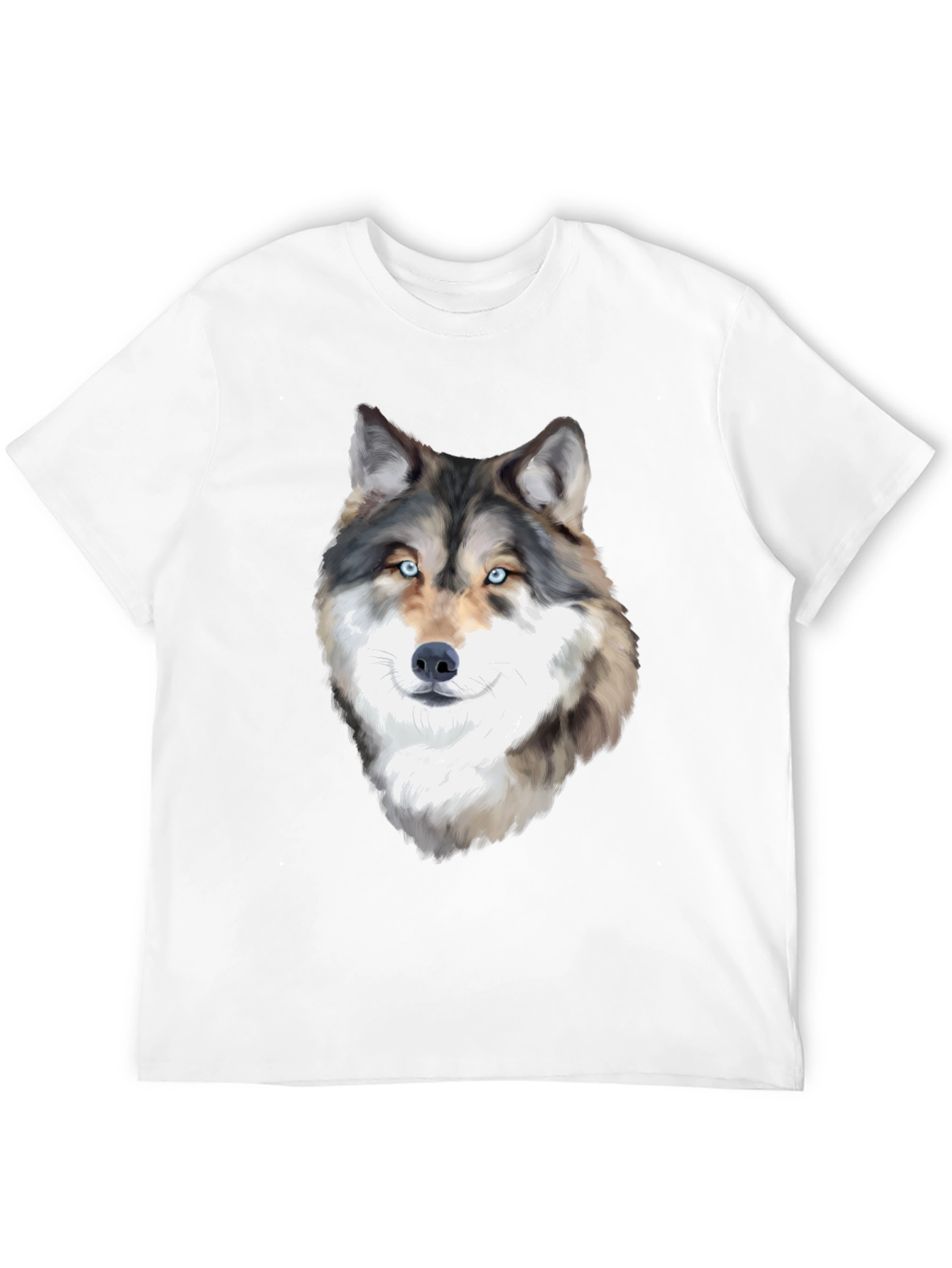 Black Wolf Graphic T-Shirt - Black view 12