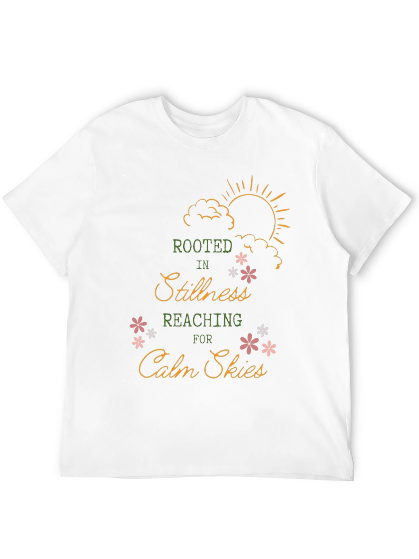 Black Rooted in Stillness Graphic T-Shirt - Unisex view 12