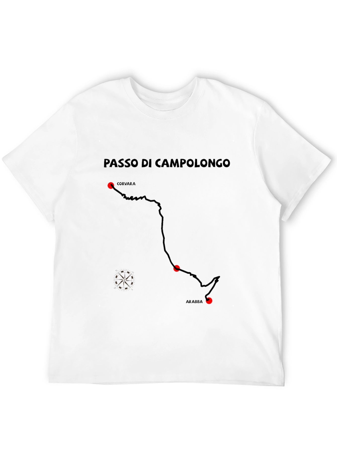 Black Passo di Campolongo T-Shirt Black view 12