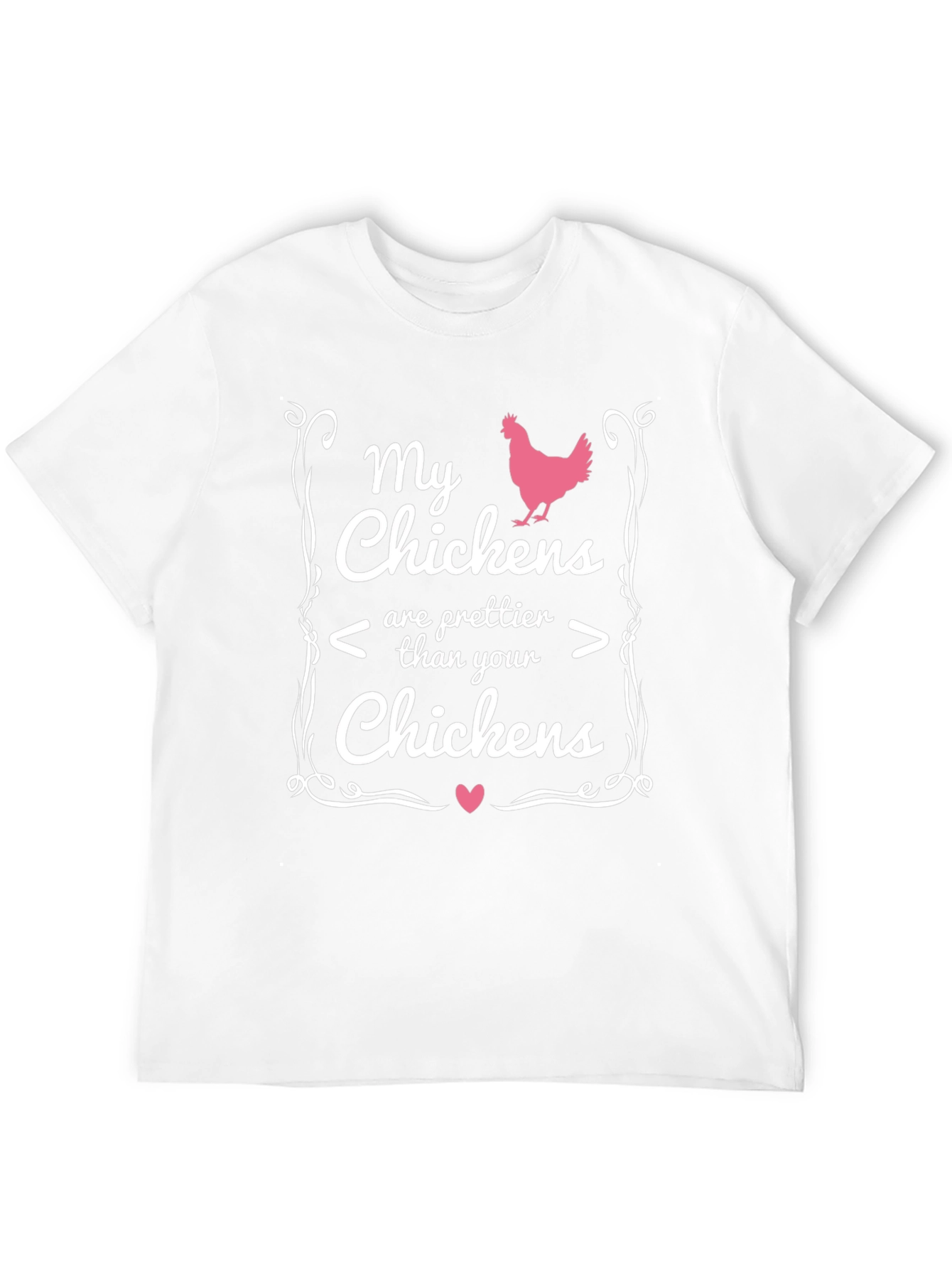 Black My Chickens Are Prettier T-Shirt view 12