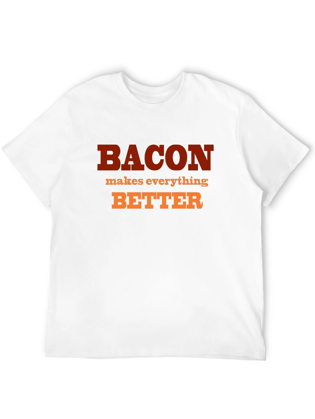 Black Bacon Makes Everything Better T-Shirt - Funny Foodie Tee view 12