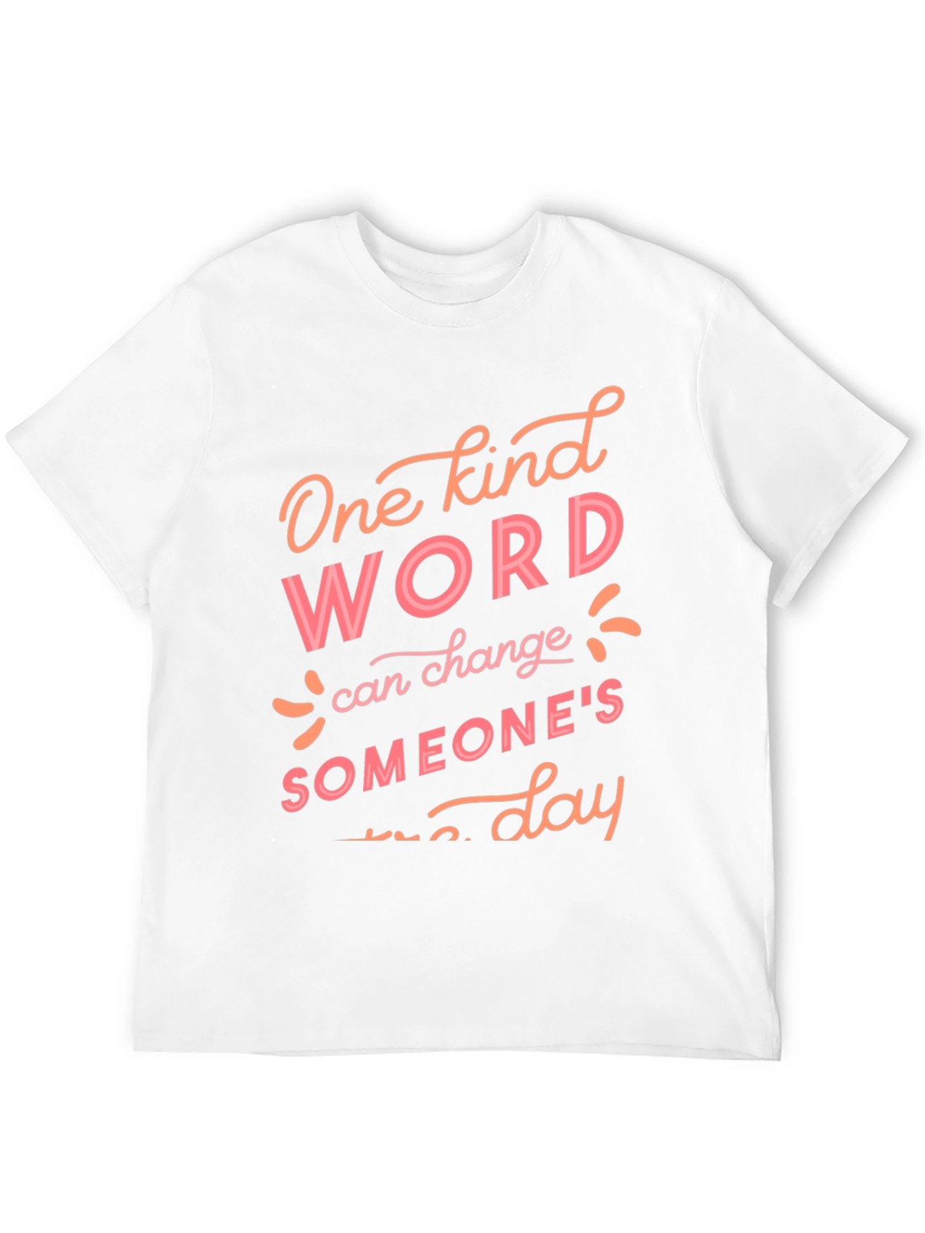 Black Kind Word T-Shirt - Spread Positivity Daily! view 12