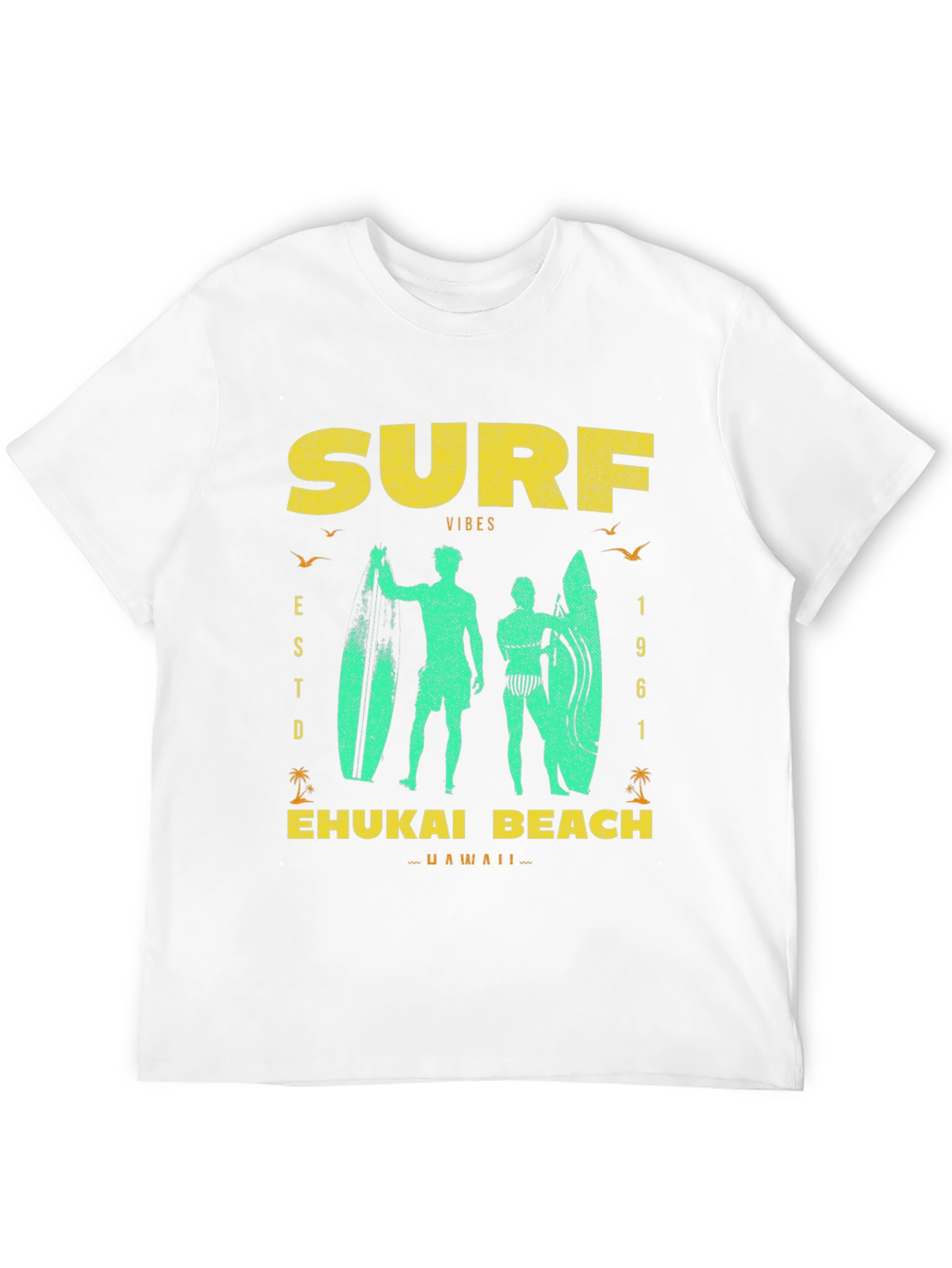 Black Surf Vibes T-Shirt | Ehukai Beach Hawaii view 12