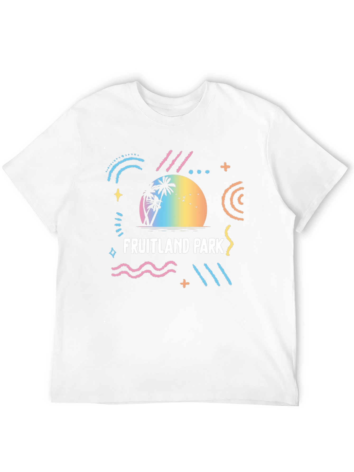 Black Fruitland Park Retro Graphic T-Shirt view 12