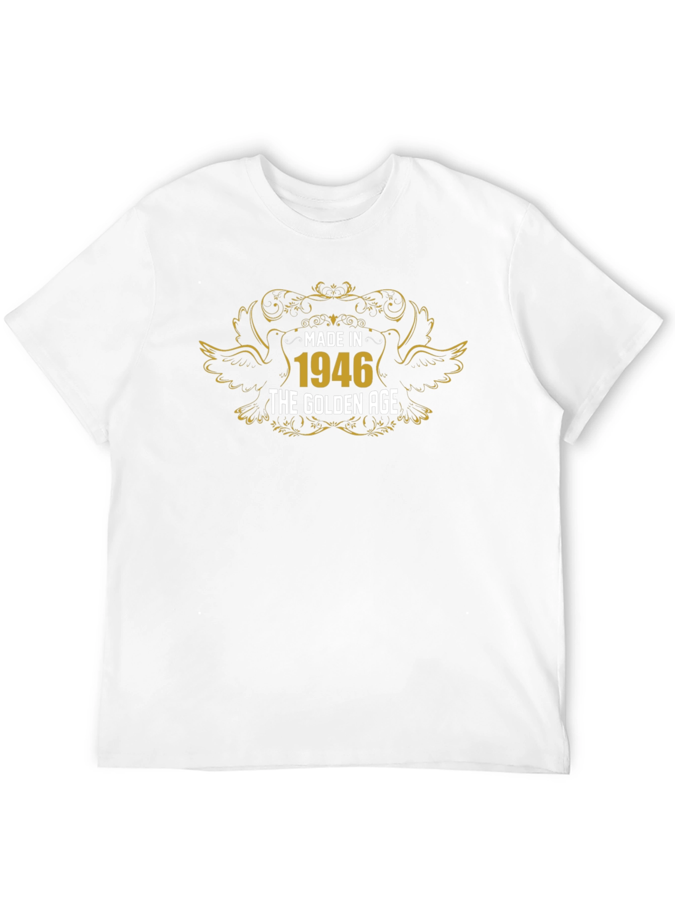 Black Made in 1946 Golden Age T-Shirt view 12
