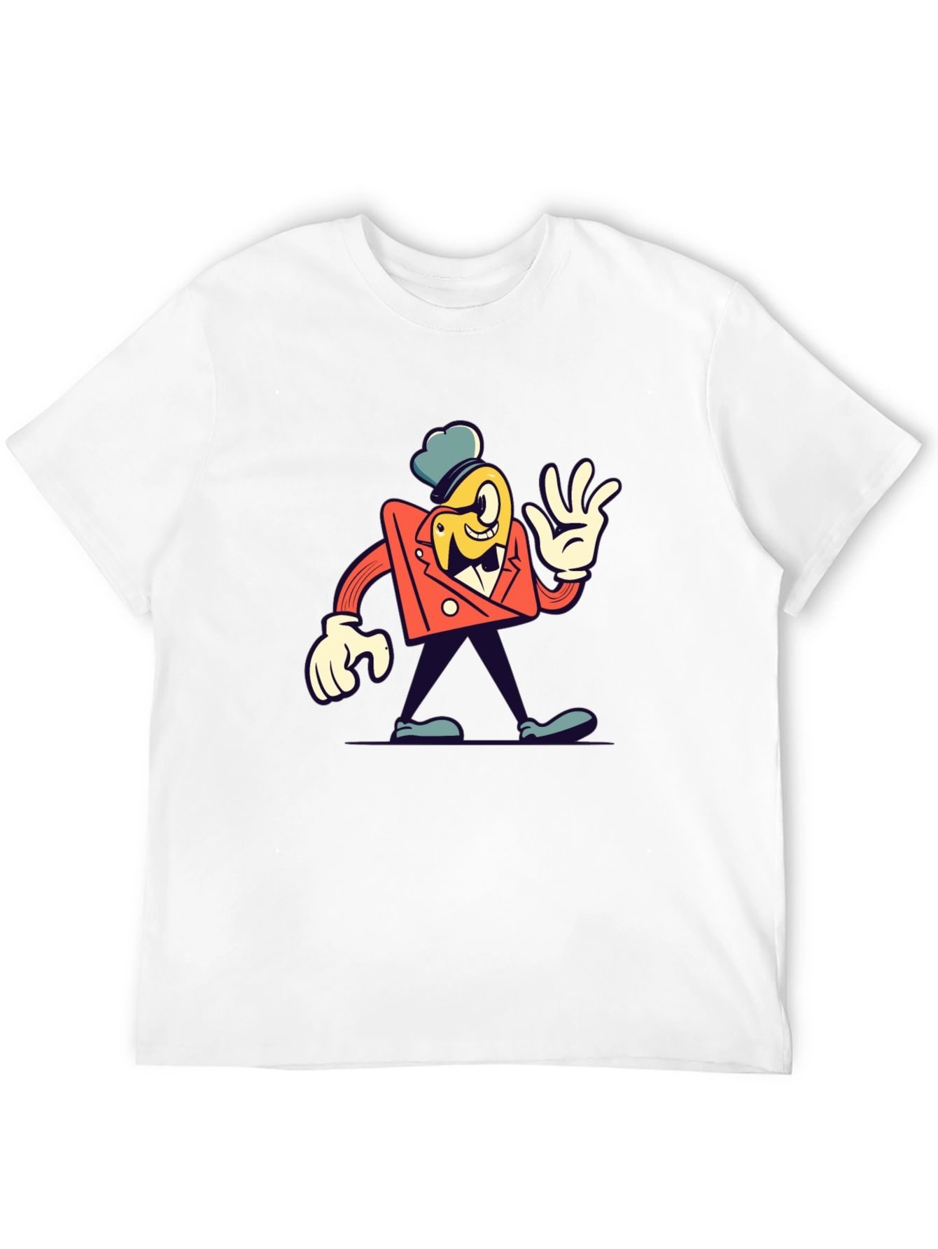 Black Cartoon Character Black T-Shirt view 12