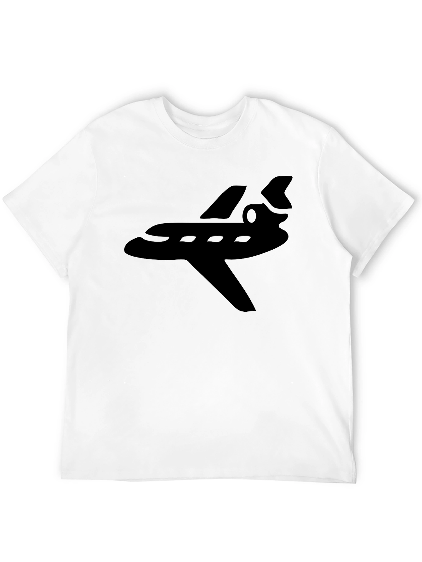 Black Jet Plane Graphic Tee - Black view 12