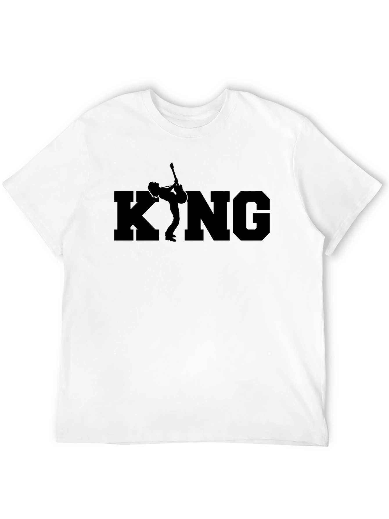 Black King Guitarist Black Graphic Tee view 12