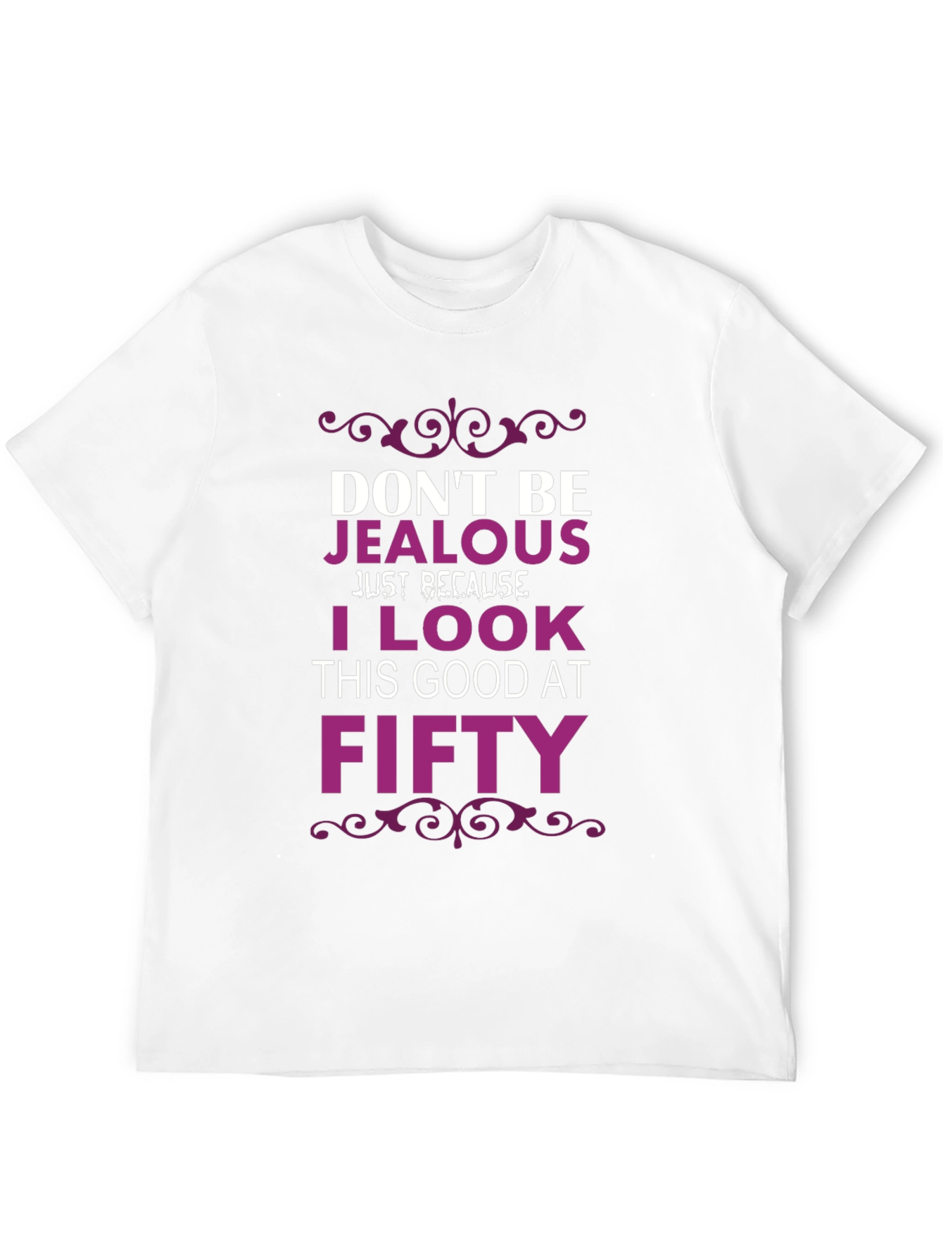 Black Don't Be Jealous I Look This Good At 50 T-Shirt view 12