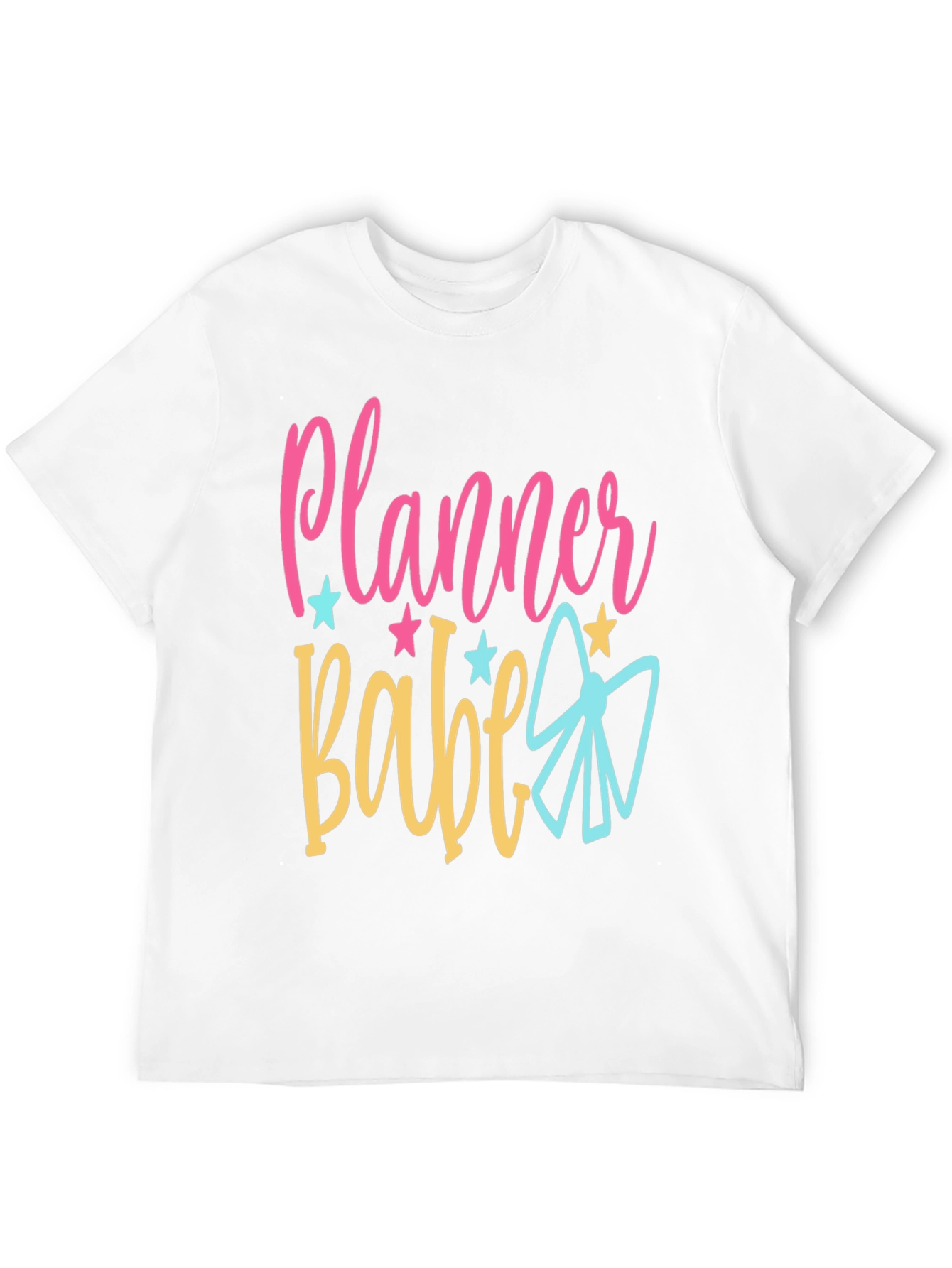 Black Planner Babe Graphic Tee - Cute and Stylish view 12