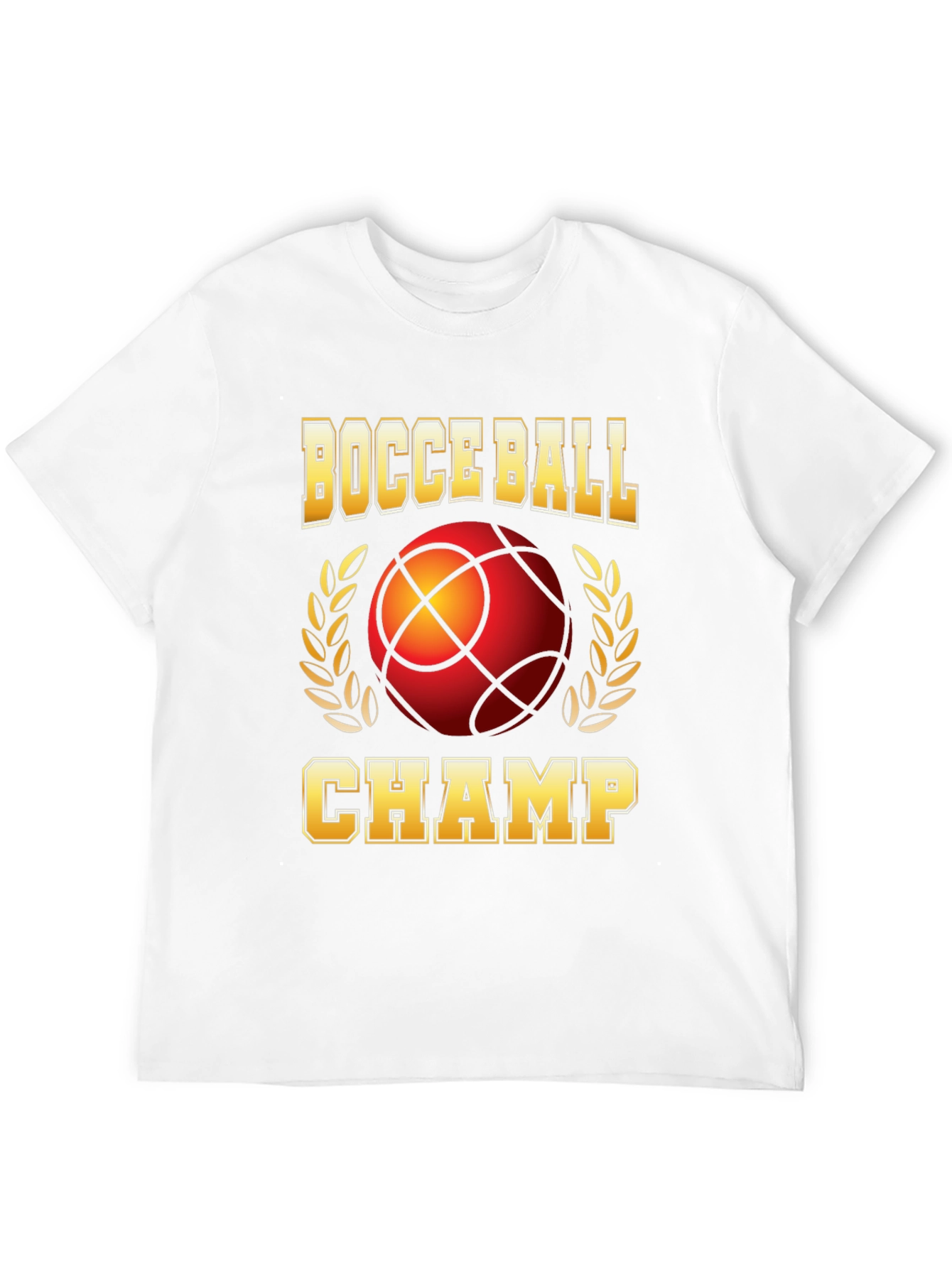 Black Bocce Ball Champ T-Shirt view 12