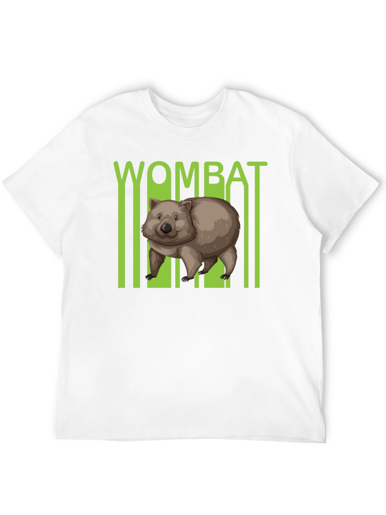 Black Wombat Graphic T-Shirt - Black Cotton Tee view 12