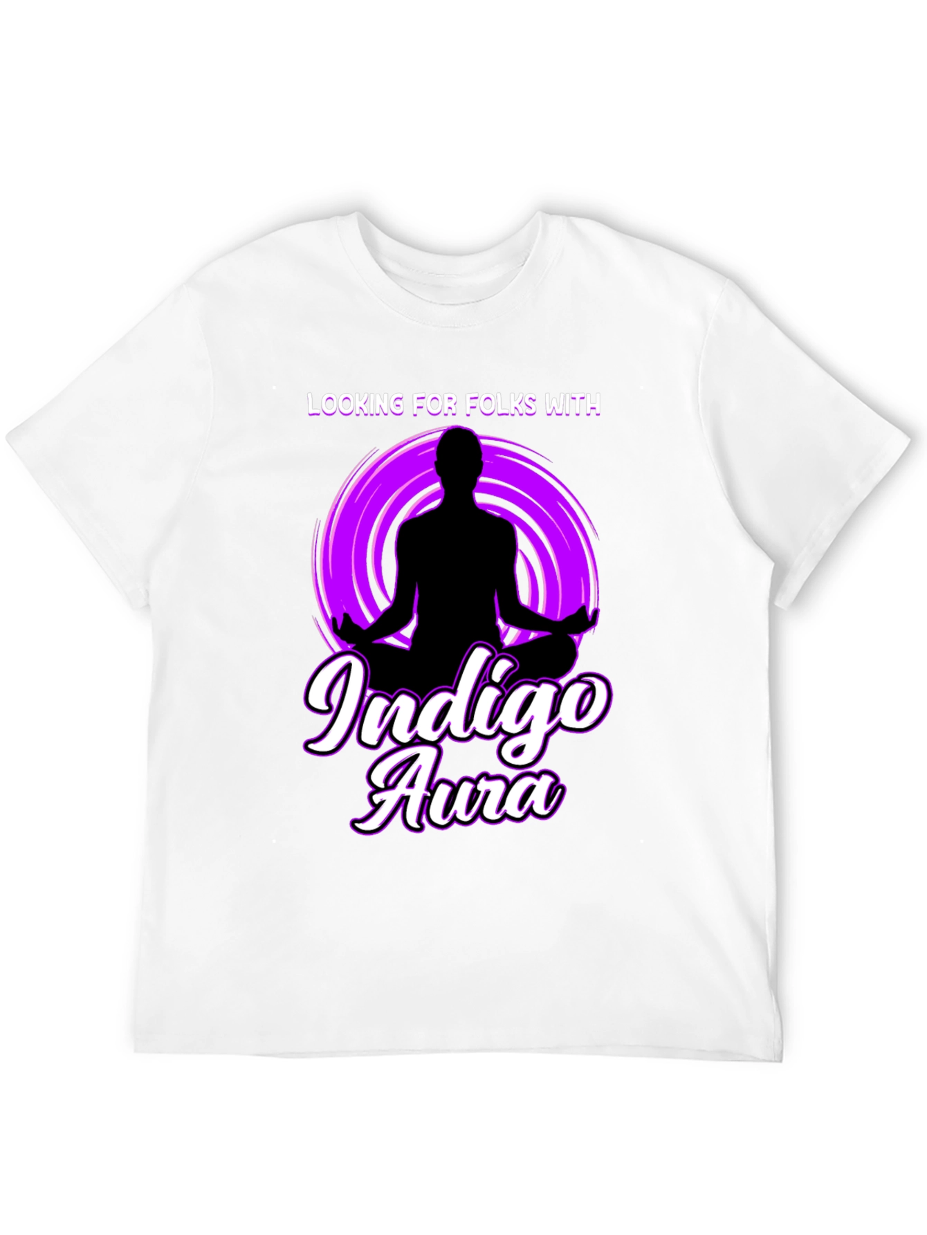 Black Indigo Aura Graphic Tee view 12