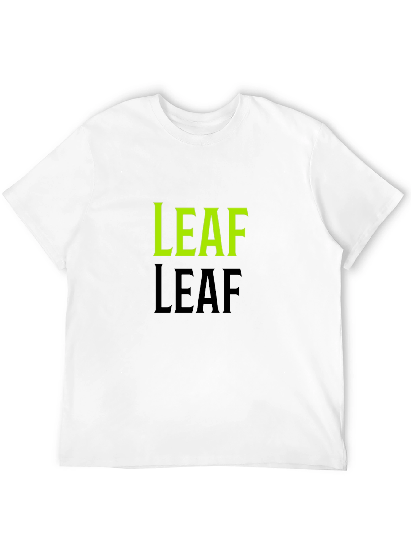 Black Leaf Graphic Black T-Shirt view 12