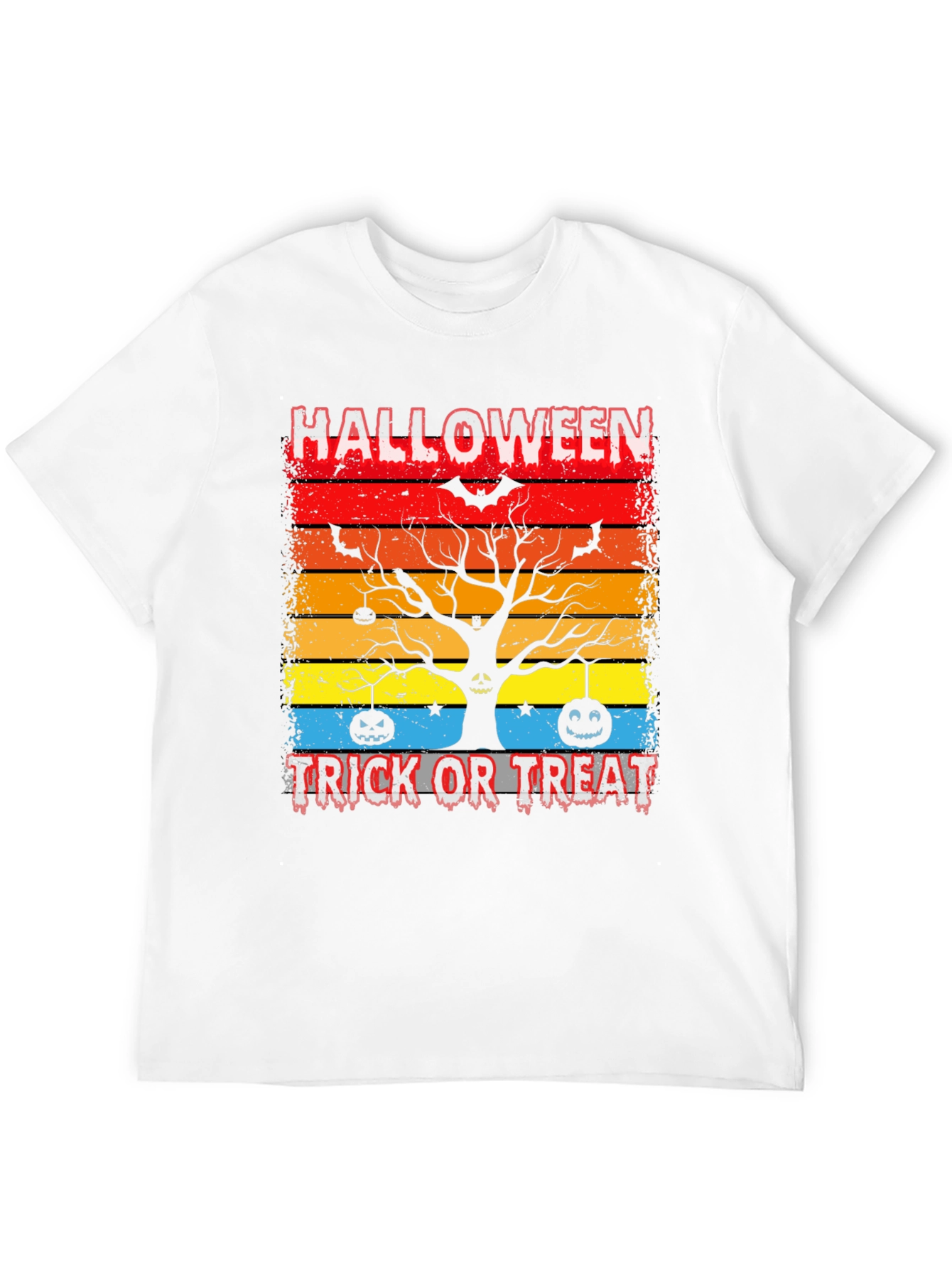 Black Halloween Trick or Treat T-Shirt view 12