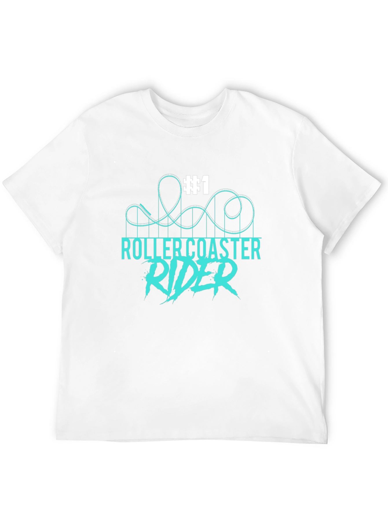 Black Rollercoaster Rider T-Shirt - Thrill Seeker Apparel view 12