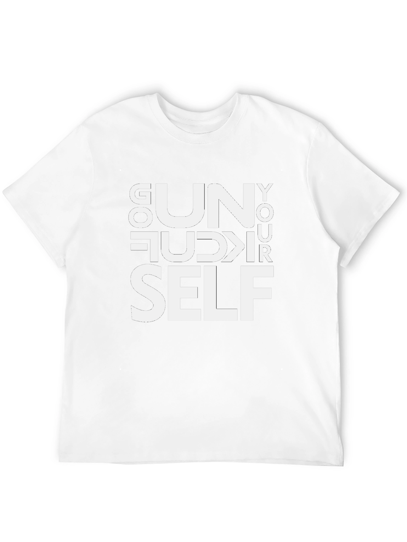 Black Go Un-F Yourself T-Shirt | Funny Sarcastic Tee view 12