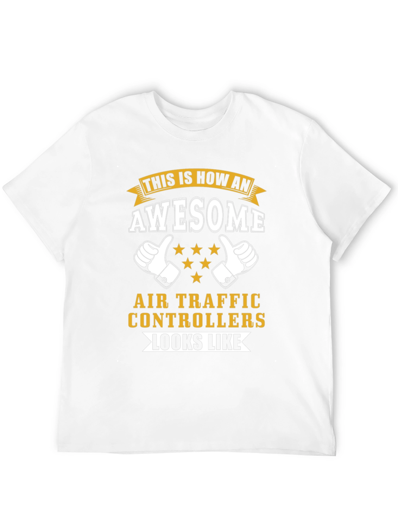 Black Awesome Air Traffic Controller T-Shirt view 12