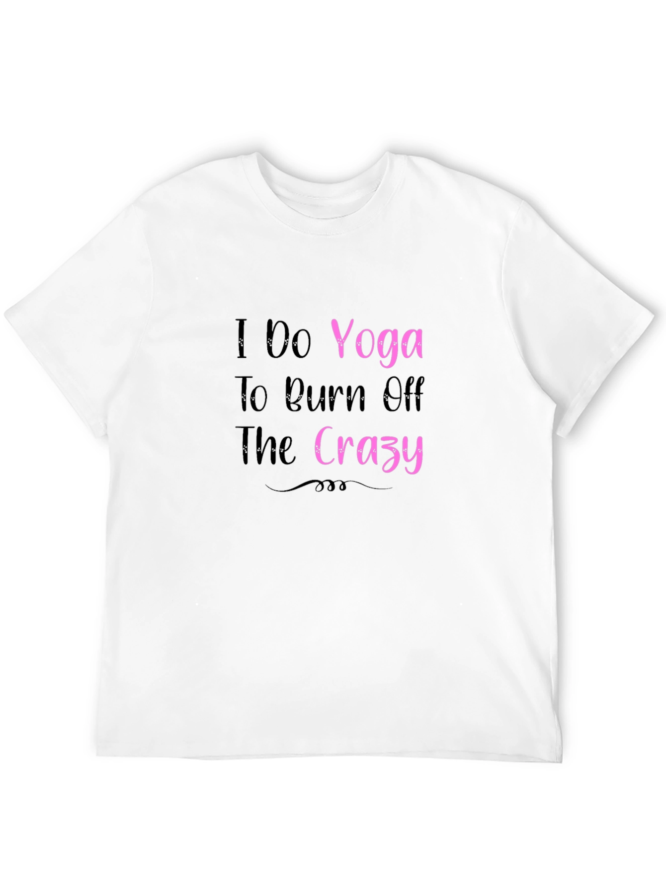 Black Yoga Burn Crazy T-Shirt view 12