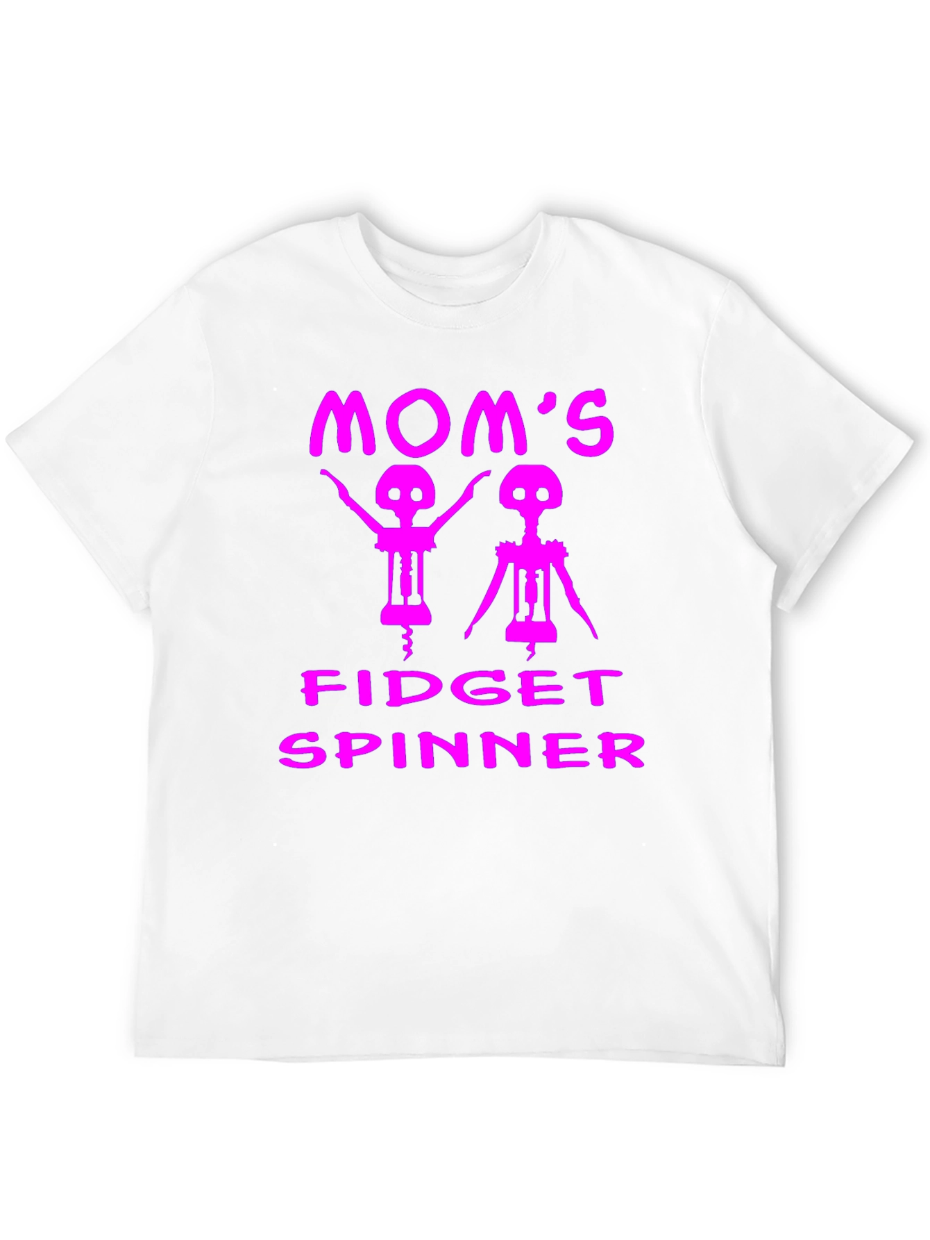 Black Mom's Fidget Spinner Funny T-Shirt view 12
