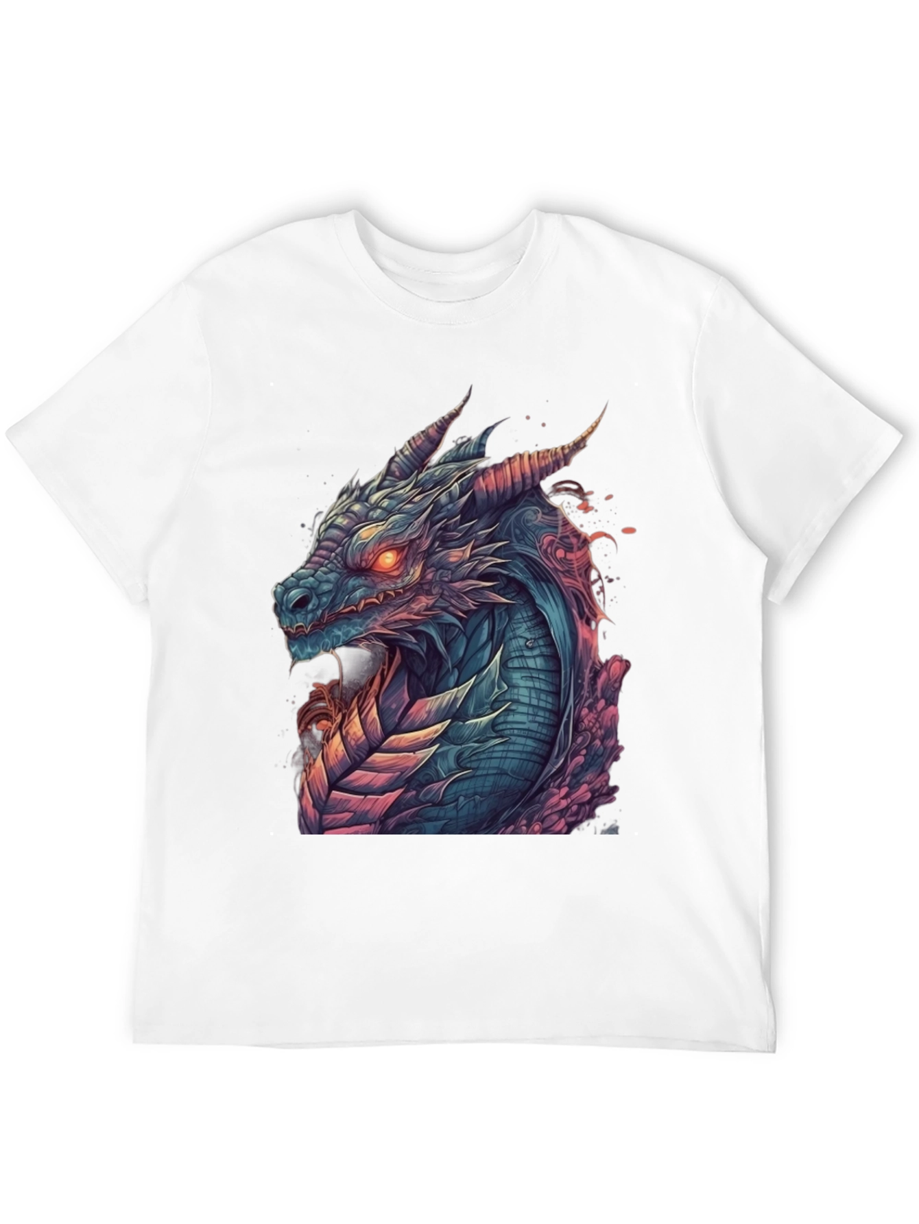Black Dragon Graphic Tee - Men's Black T-Shirt view 12