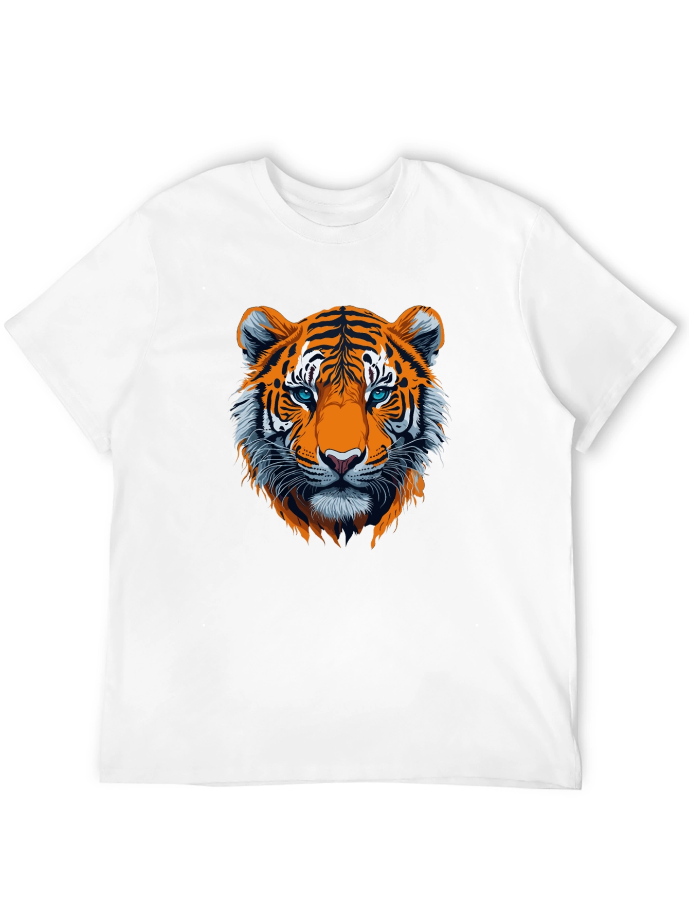 Black Bold Tiger Graphic Tee - Black view 12