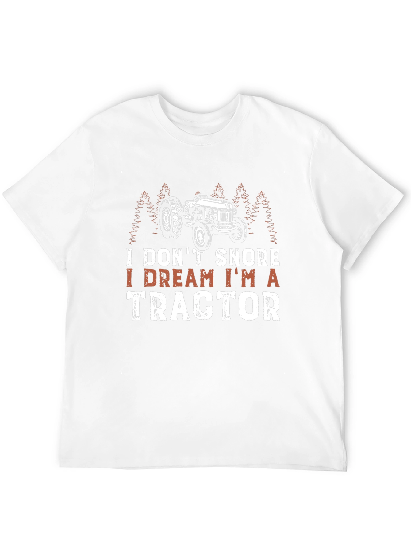 Black Dreaming of Tractors T-Shirt - Humorous Farm Apparel view 12
