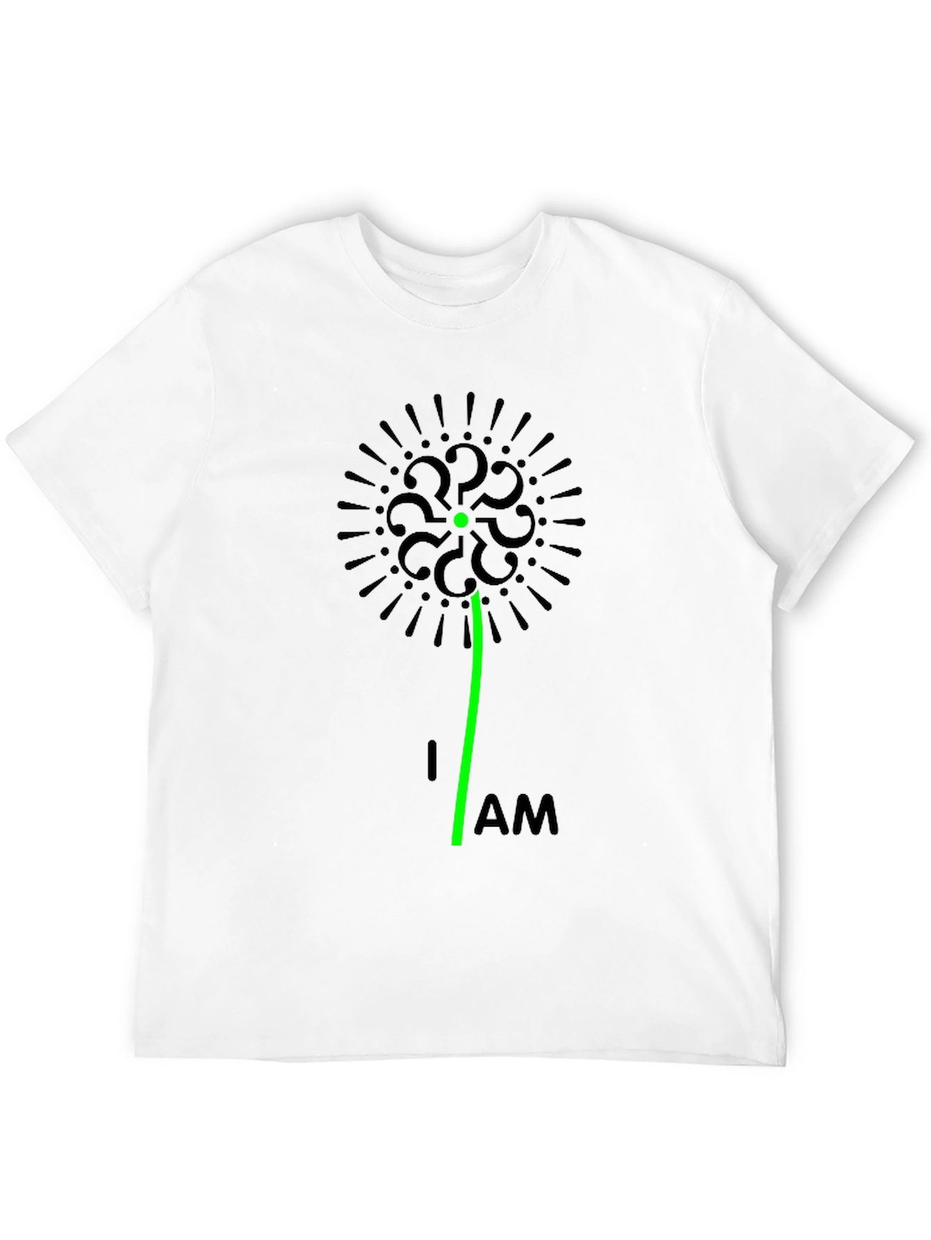 Black Question Everything Black T-Shirt - Unique Graphic Tee view 12