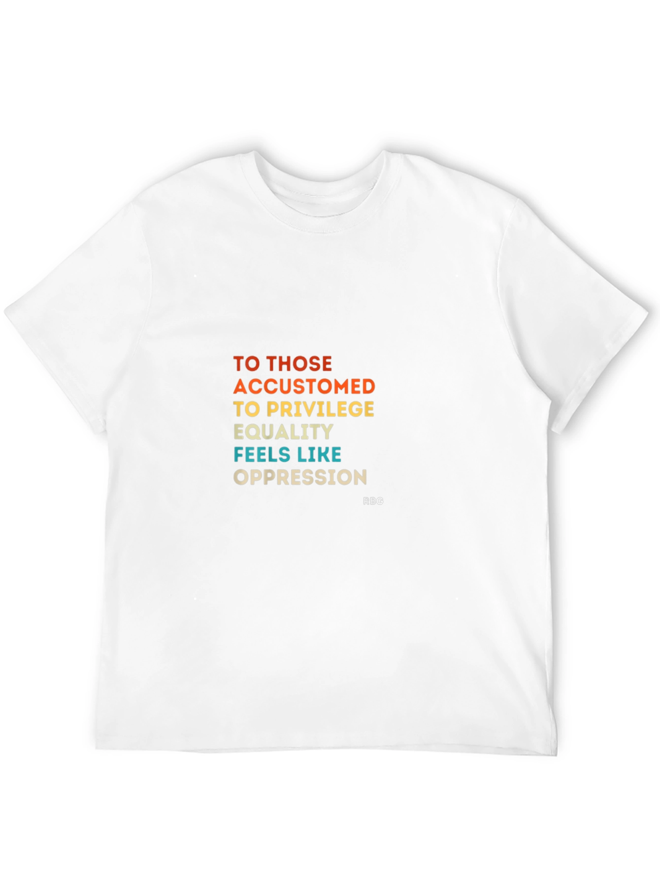 Black Equality Feels Like Oppression T-Shirt view 12