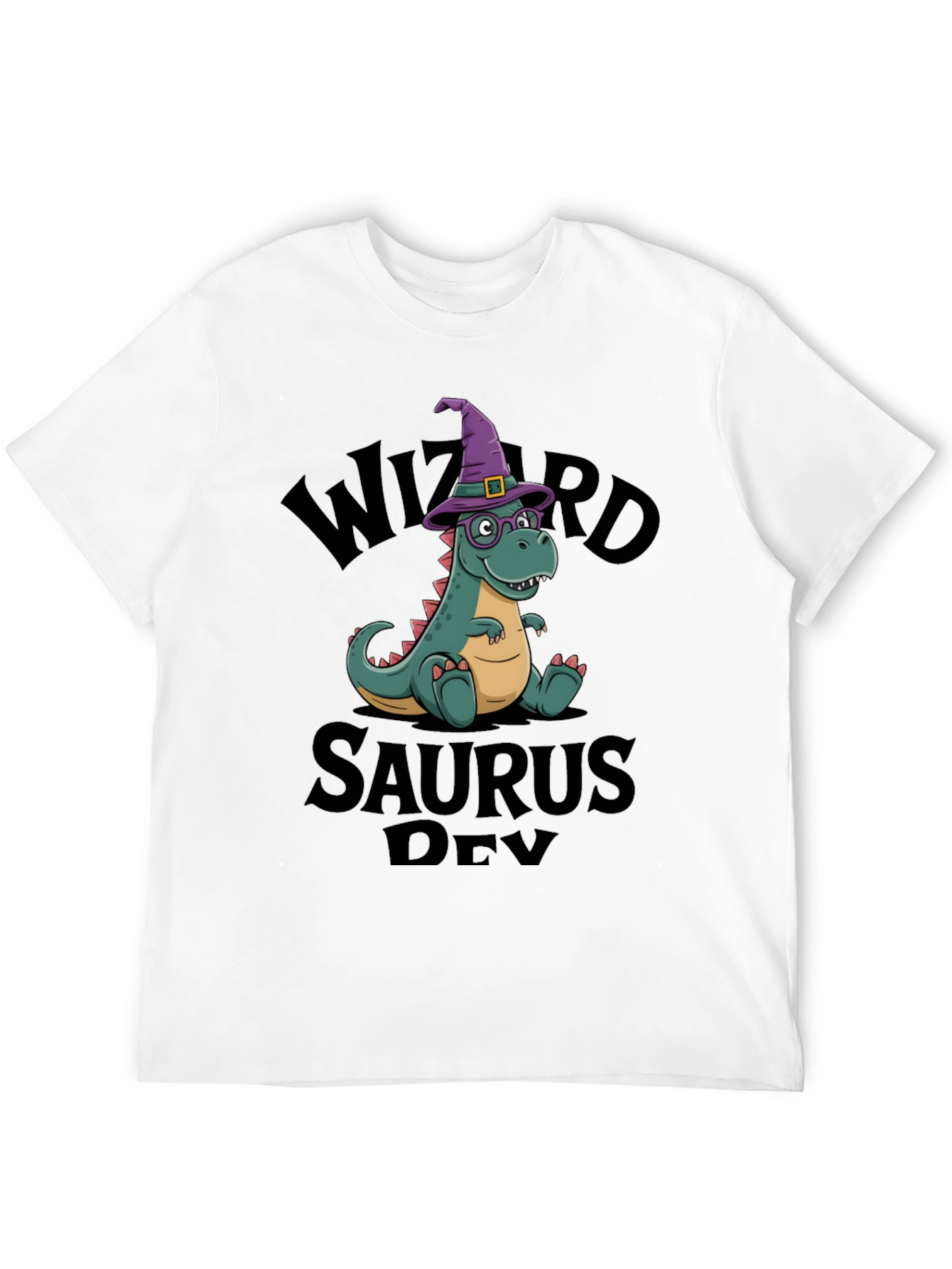Black Wizard Saurus Dev T-Shirt view 12